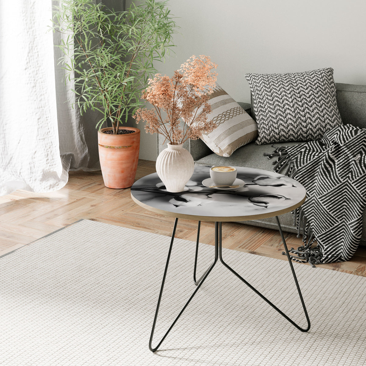 MONOCHROME COTTON DREAMS Mesa de Centro