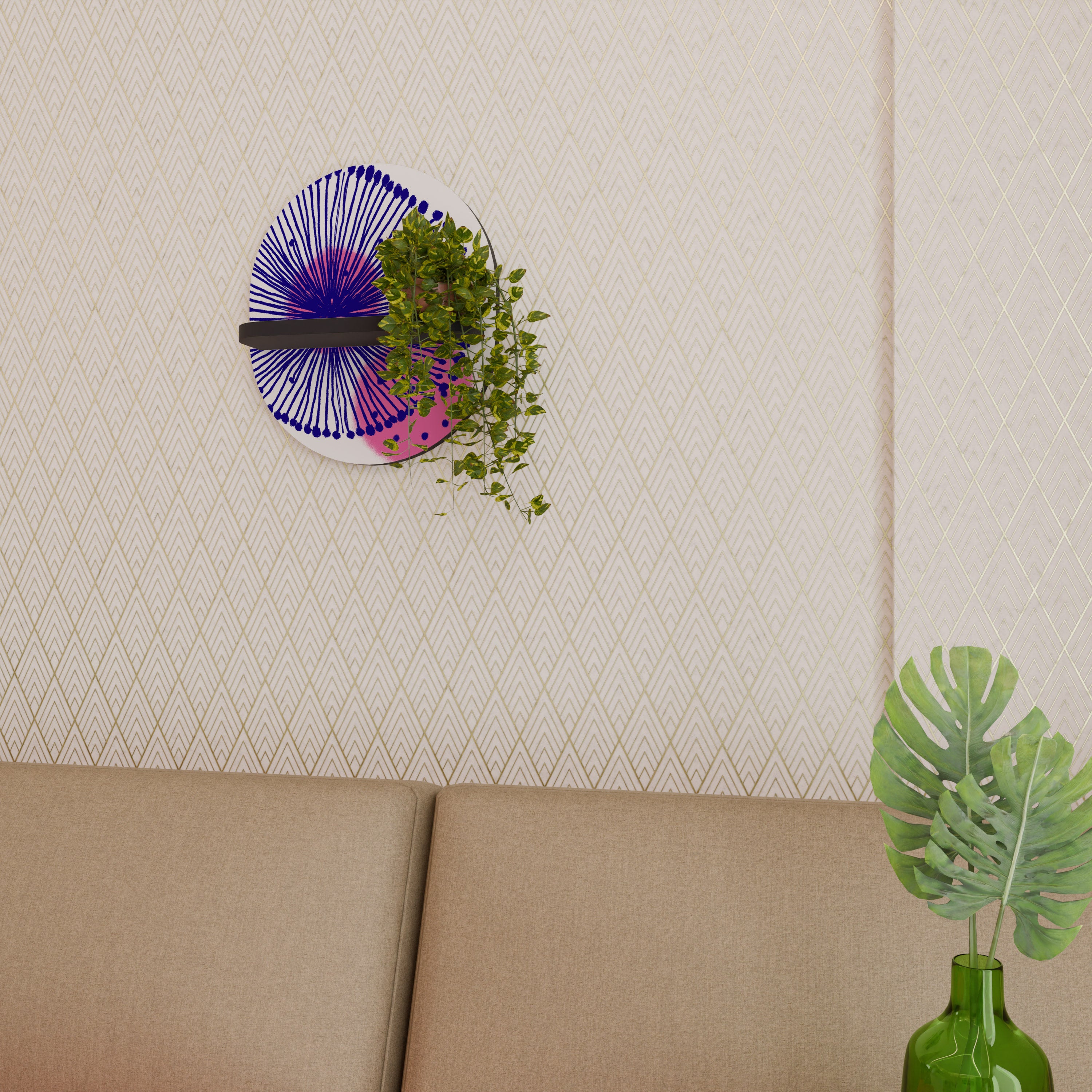 MAGIC NATURE Decorative Art Shelf