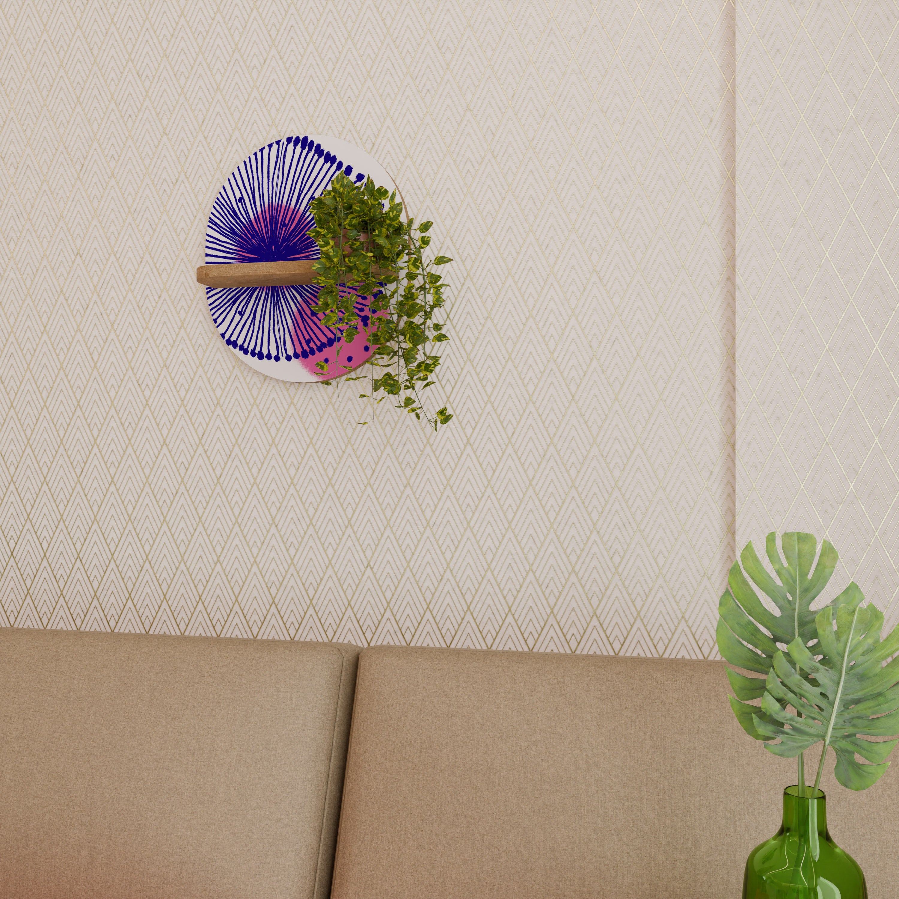 MAGIC NATURE Decorative Art Shelf