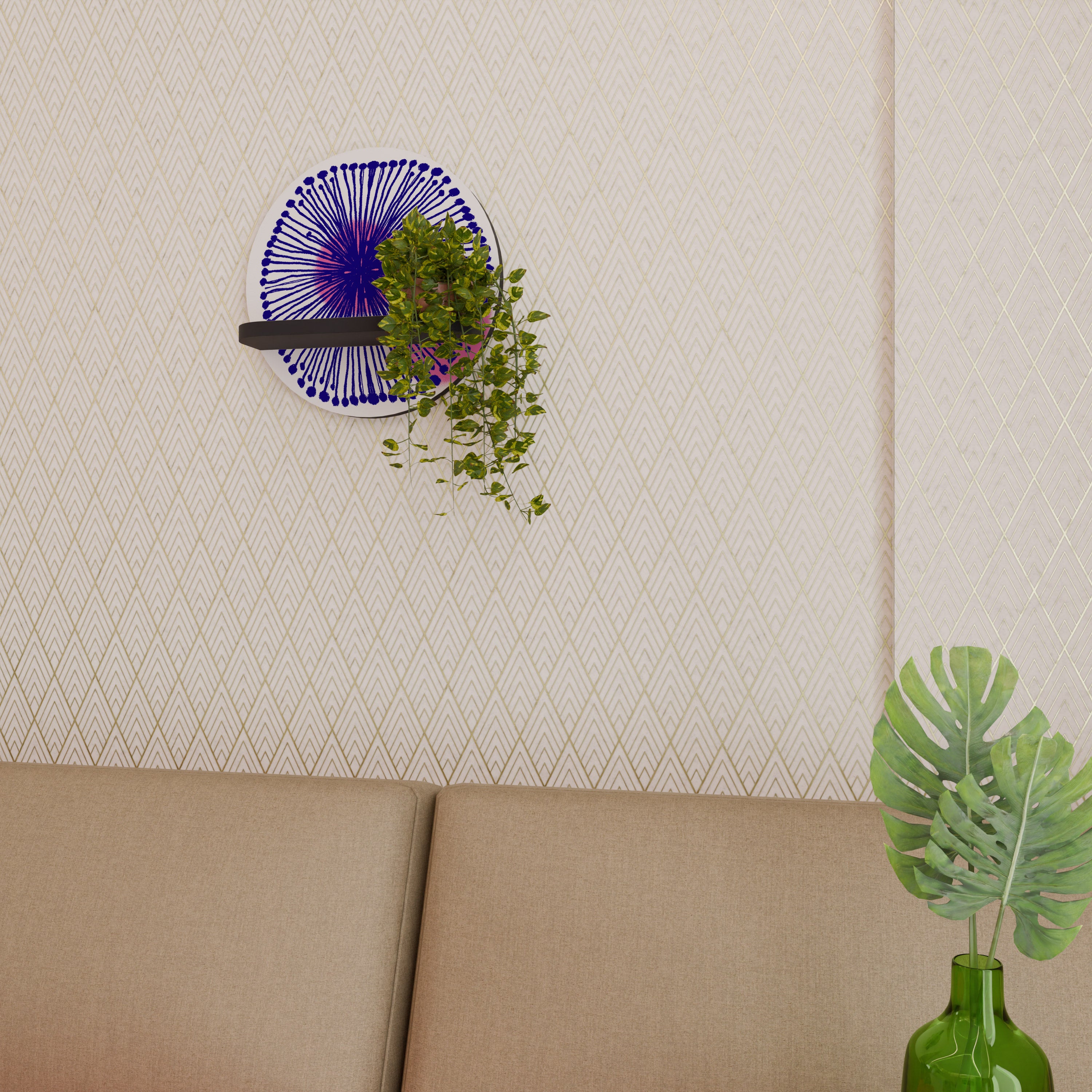 MAGIC NATURE Decorative Art Shelf