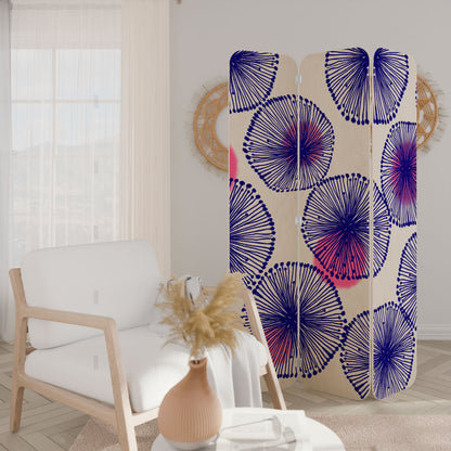 MAGIC NATURE 3-Panel Plywood Room Divider