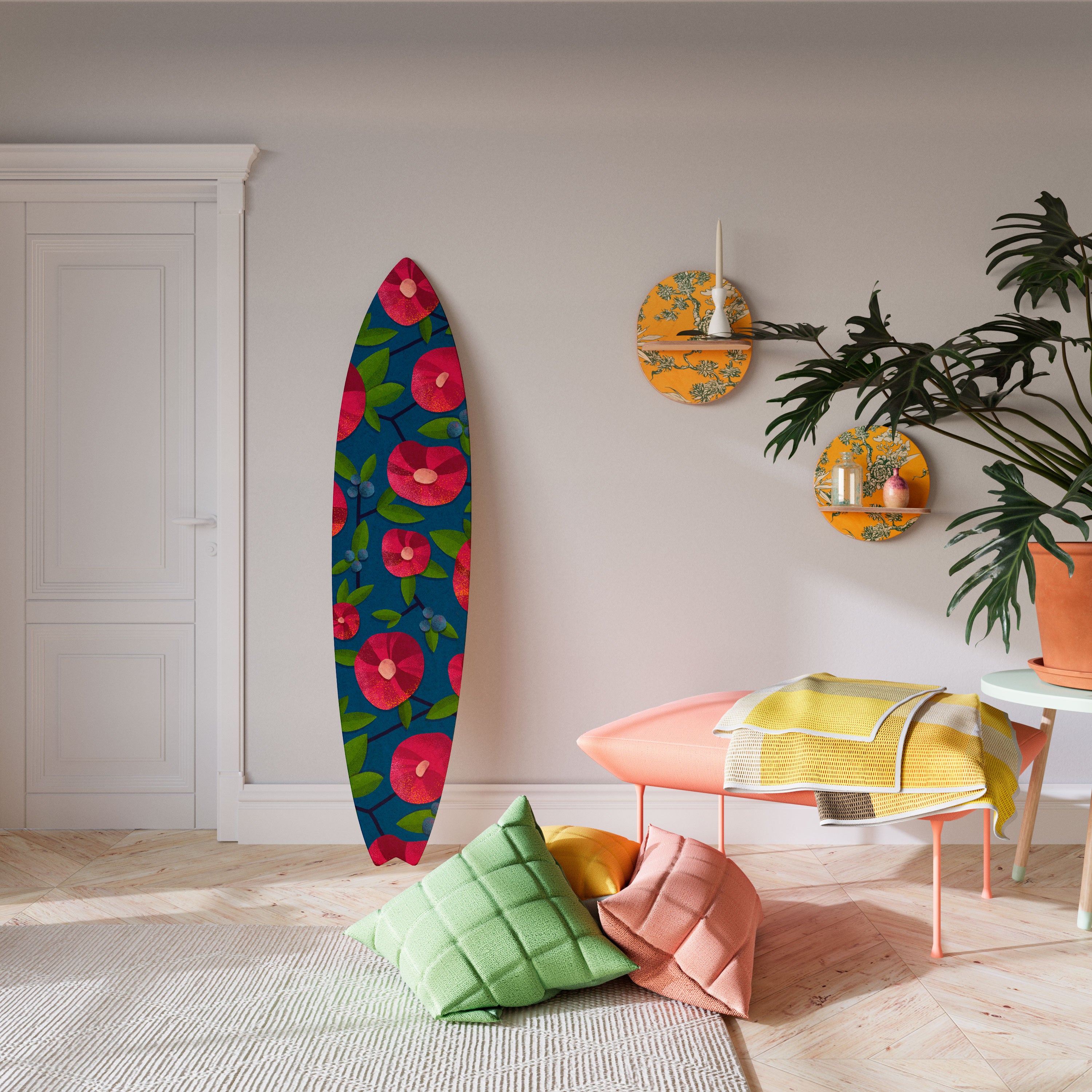 SPRING THOUGHTS Deko-Surfboard