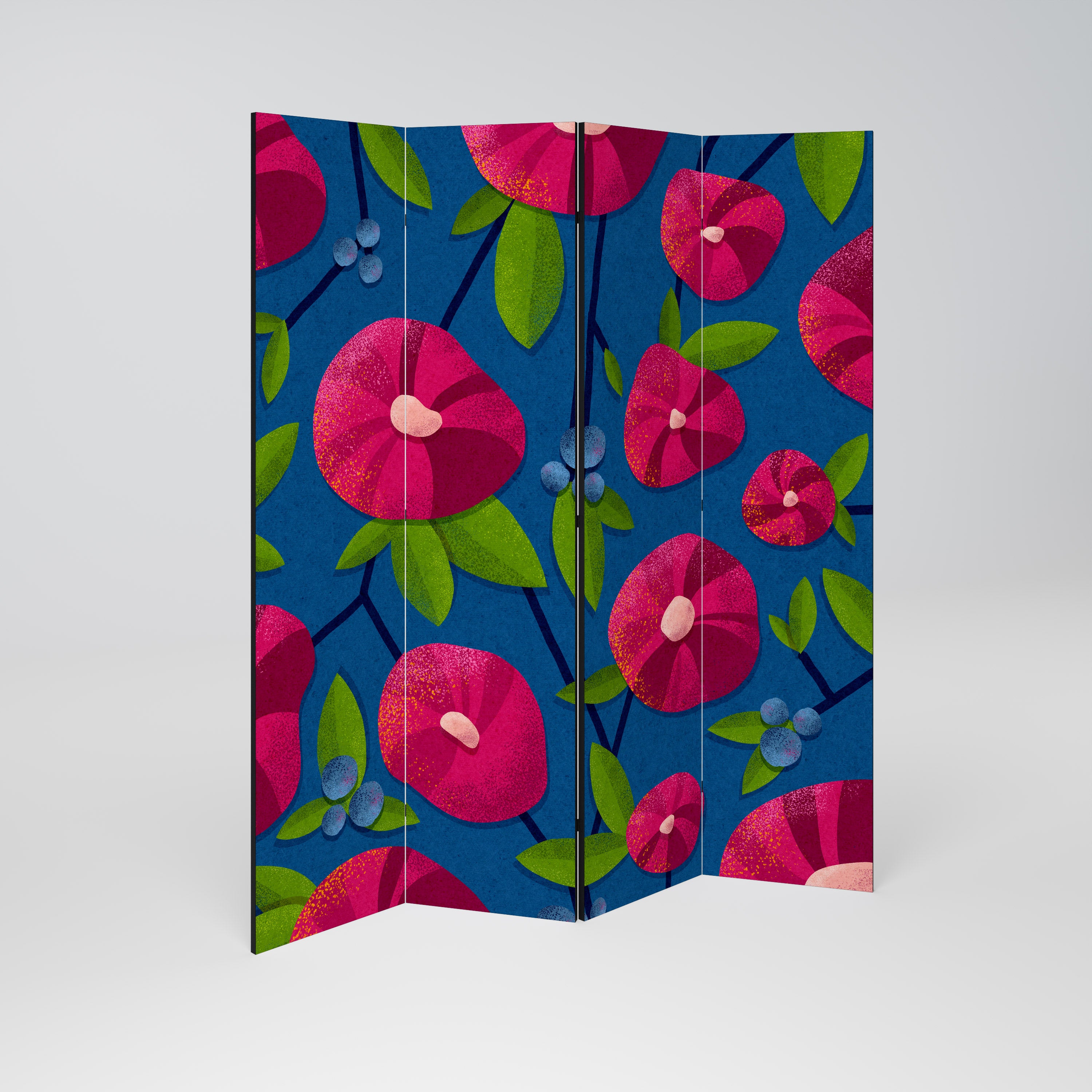 SPRING THOUGHTS 4-Panel Room Divider