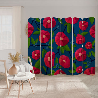 SPRING THOUGHTS 6-Panel Plywood Room Divider