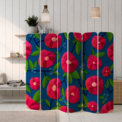 SPRING THOUGHTS 6-Panel Plywood Room Divider