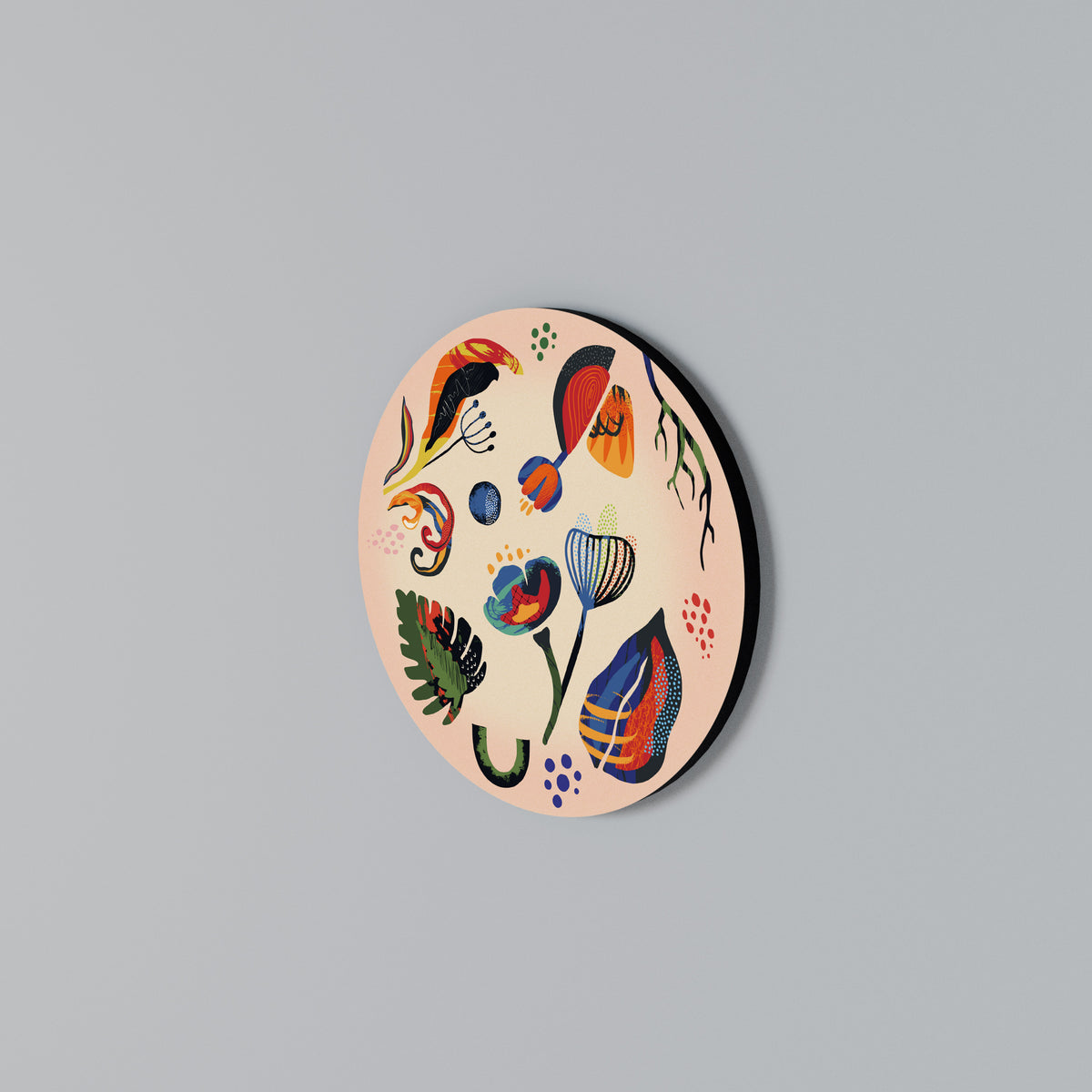 MODERN NATURE Round Wall Art