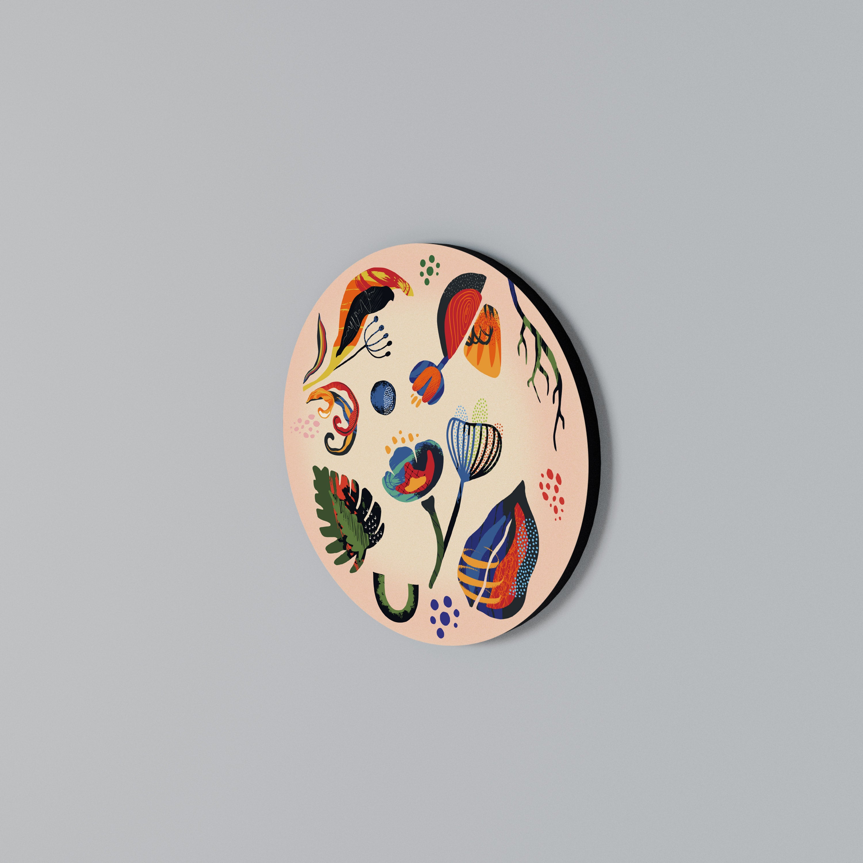 MODERN NATURE Round Wall Art