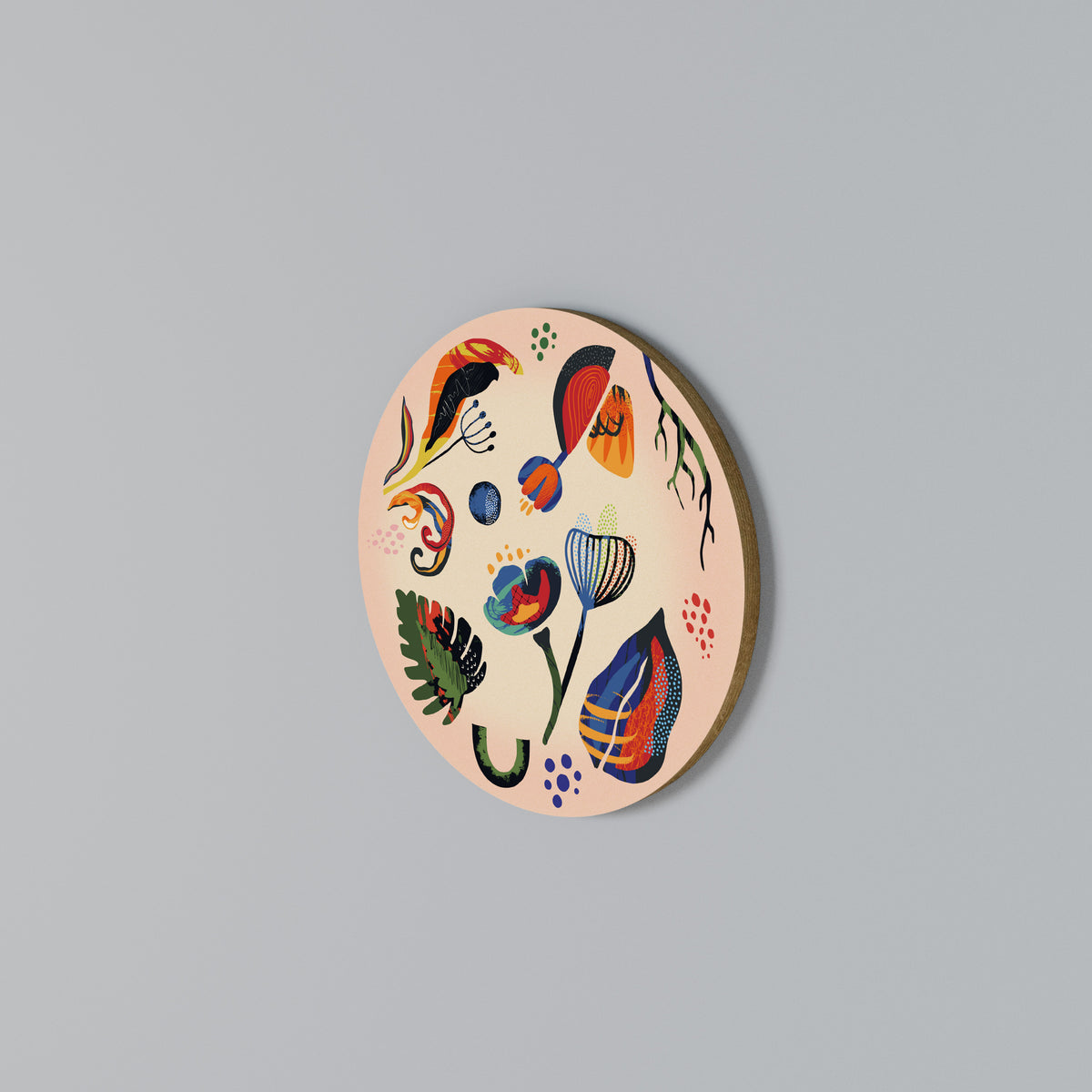 MODERN NATURE Round Wall Art