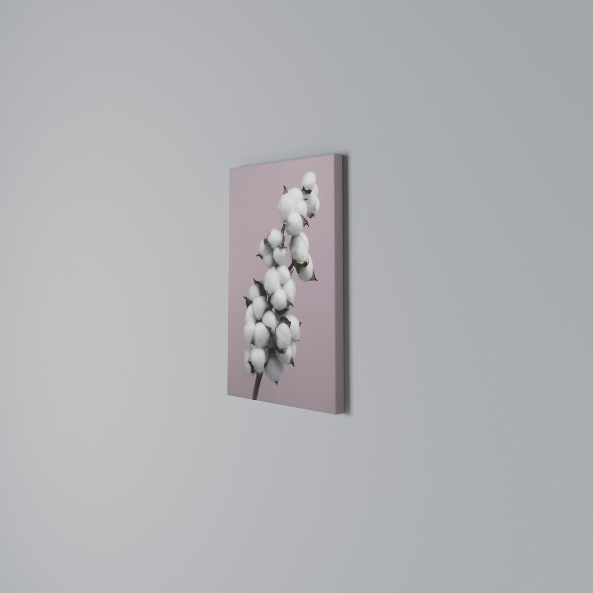 COTTON CLOUDS WHISPER Quadro em tela vertical