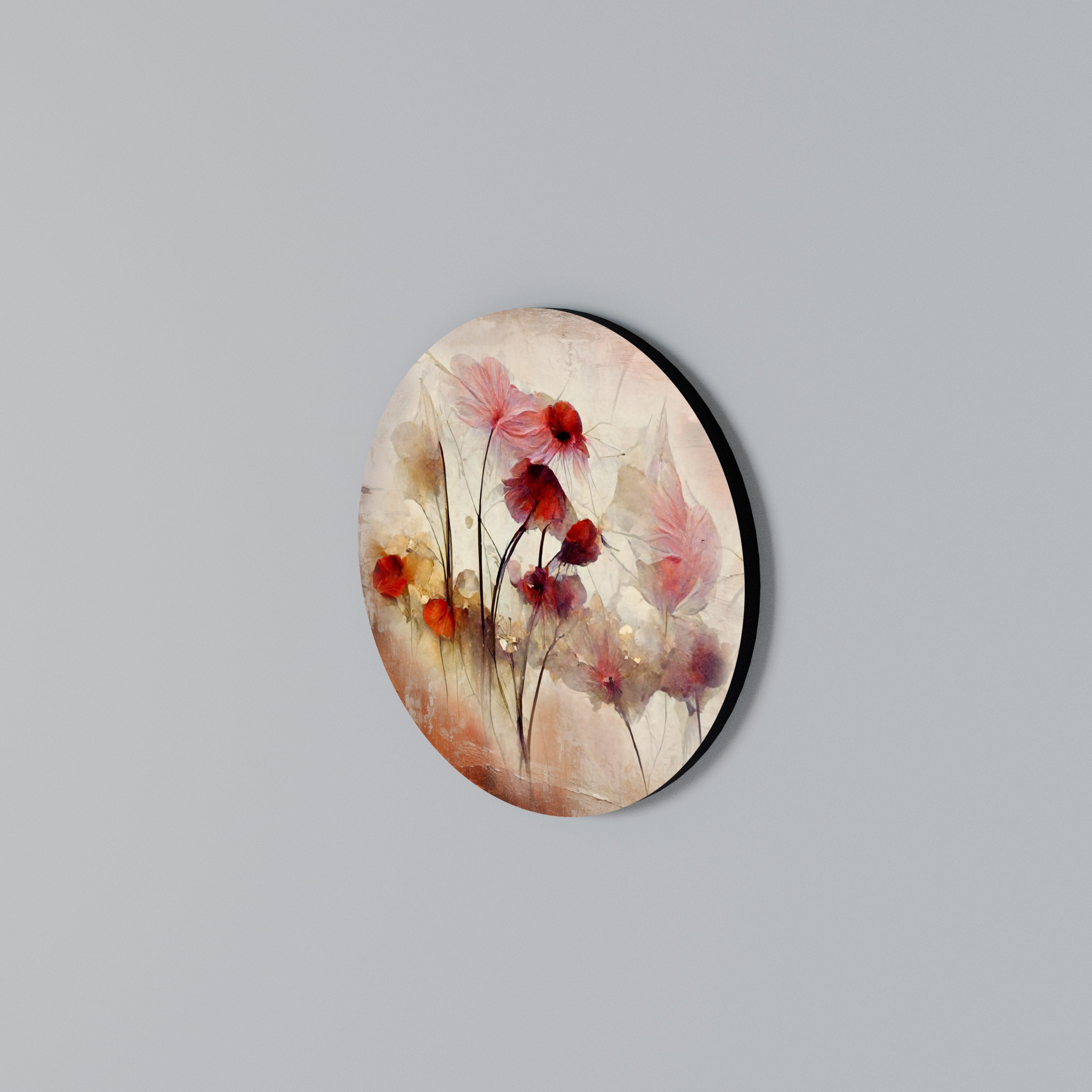 WILD DELICACY Round Wall Art