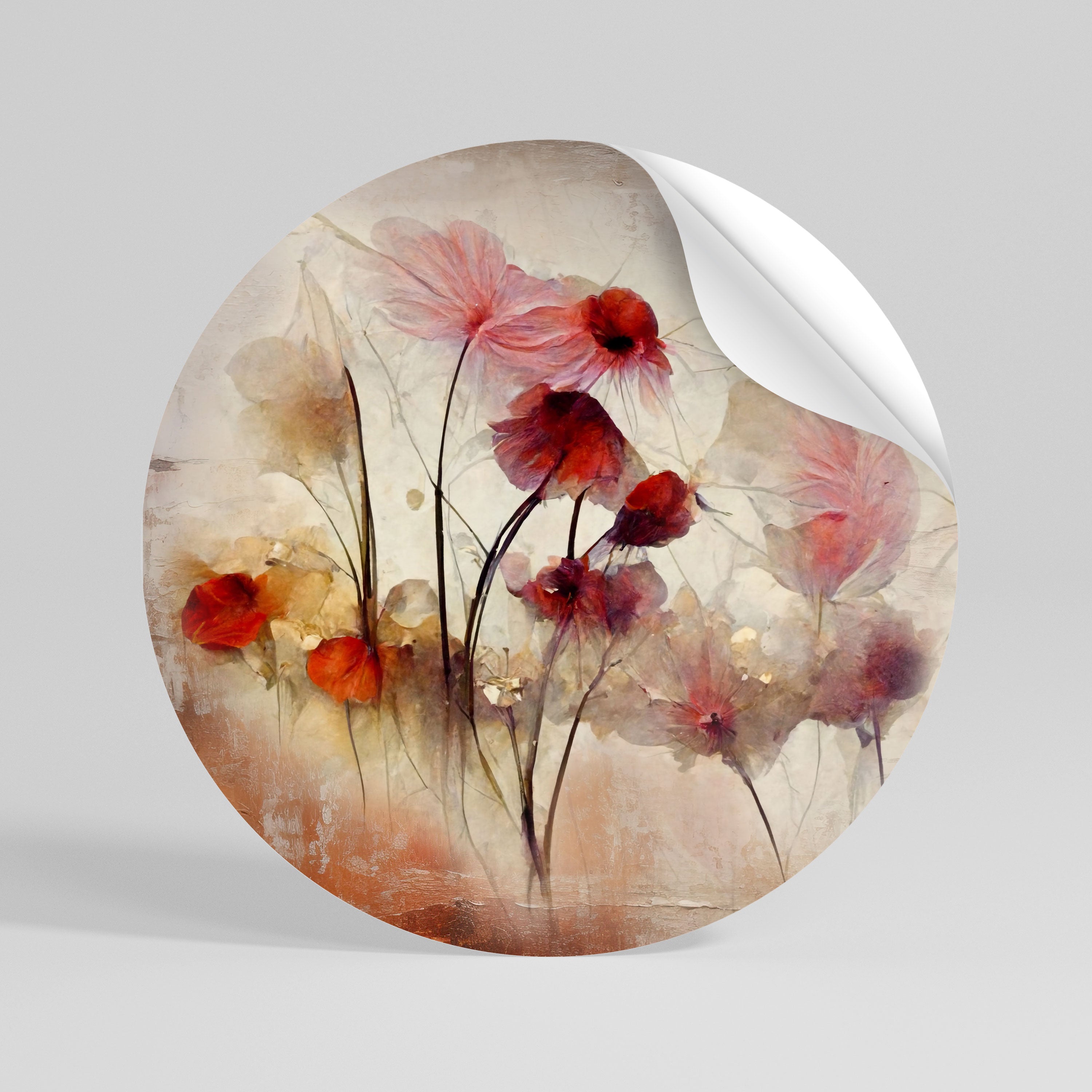 WILD DELICACY Αυτοκόλλητη Αφίσα στρογγυλή