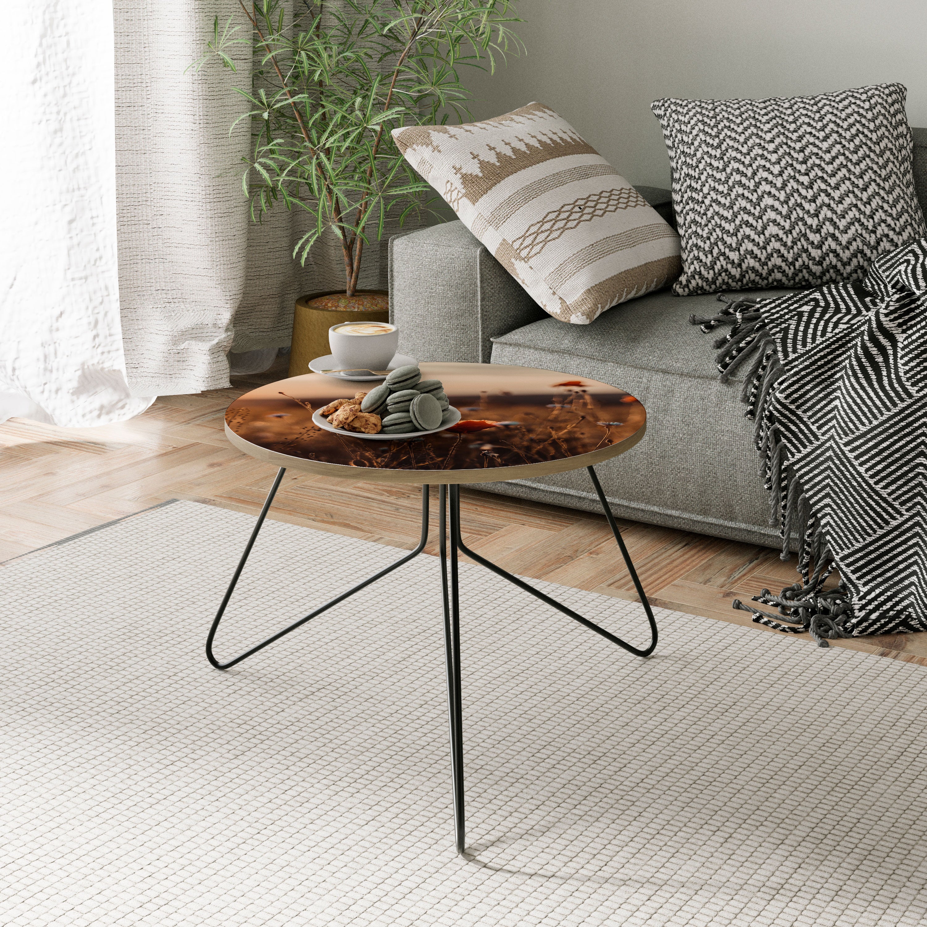 GLOWING MEADOWS AT DUSK Soffbord