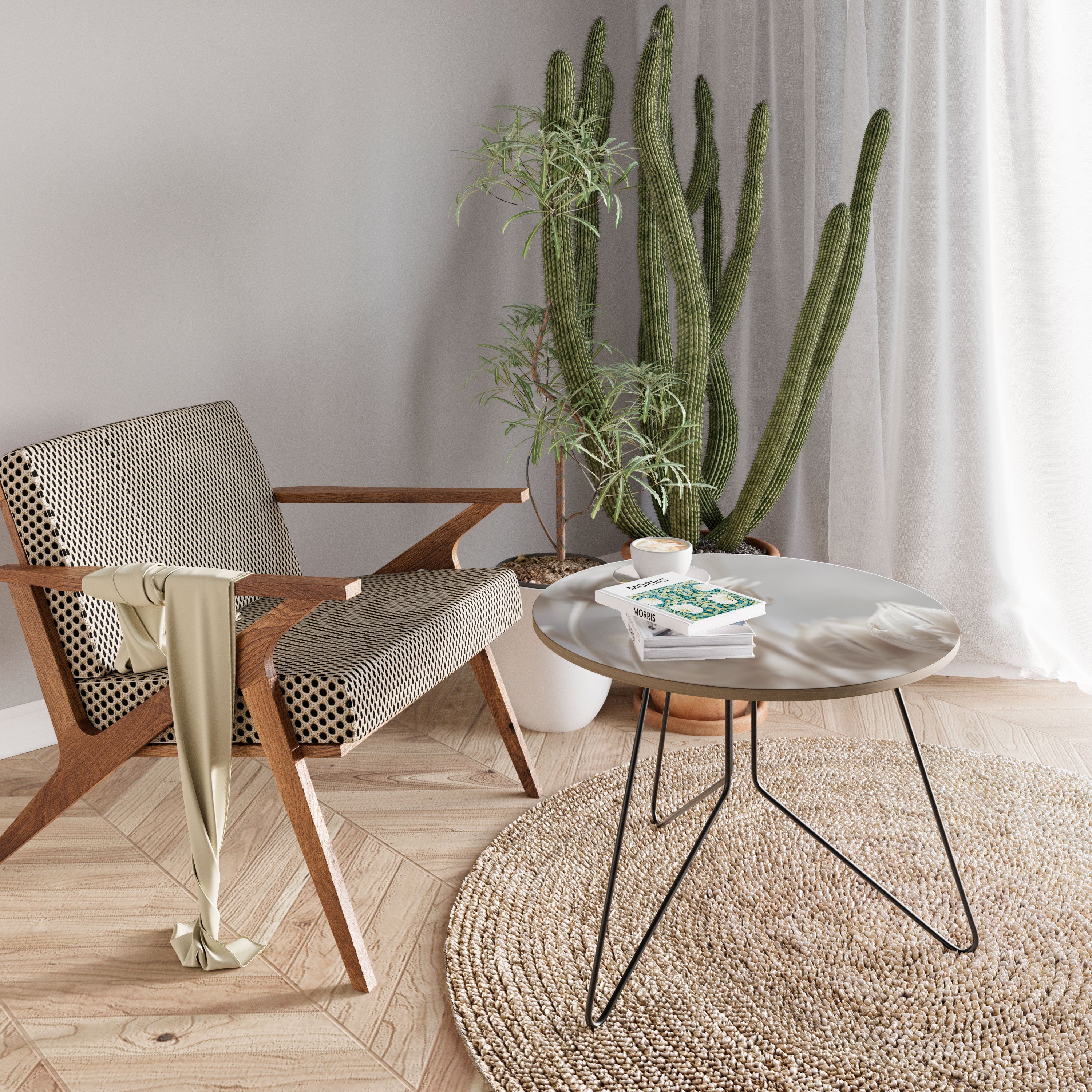 MYSTICAL BOTANICAL BLUSH Coffee Table