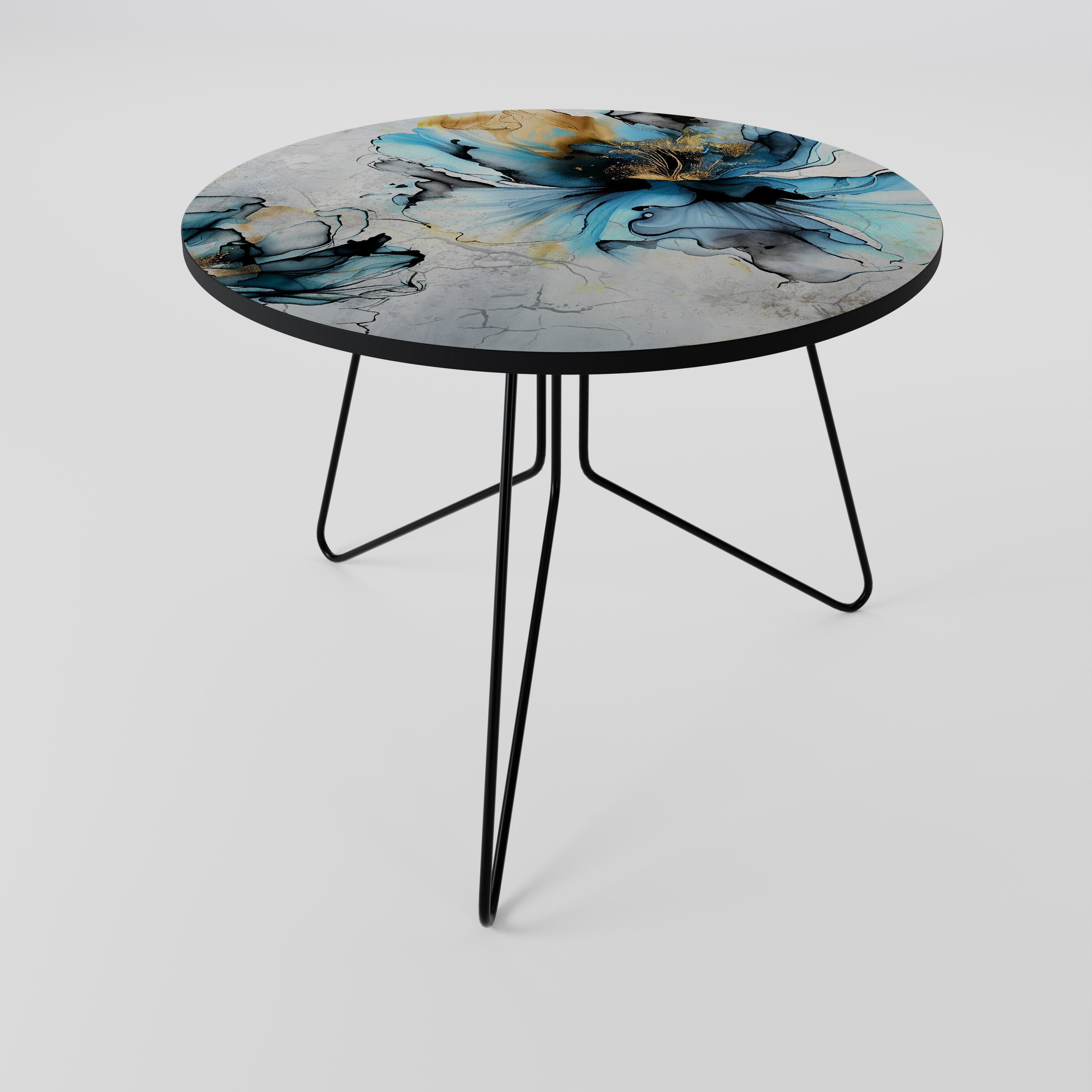 COBALT BLOSSOMS Coffee Table