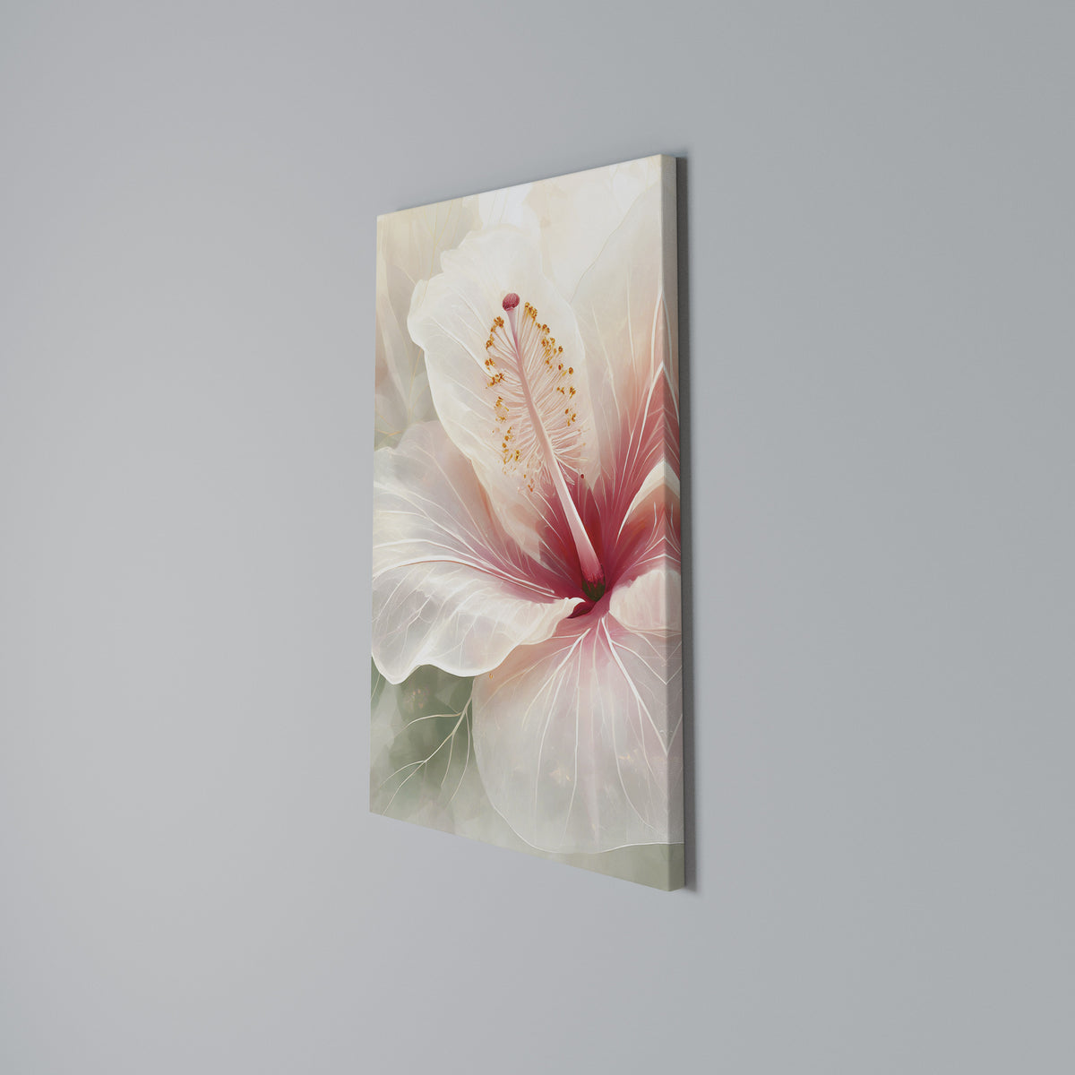 GOSSAMER FLORAL DREAM Vertical Canvas Print
