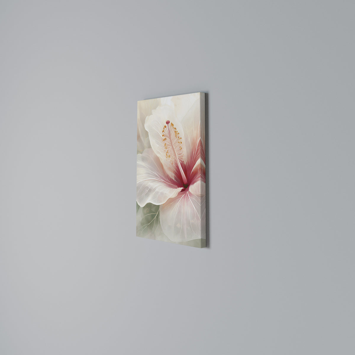 GOSSAMER FLORAL DREAM Vertical Canvas Print