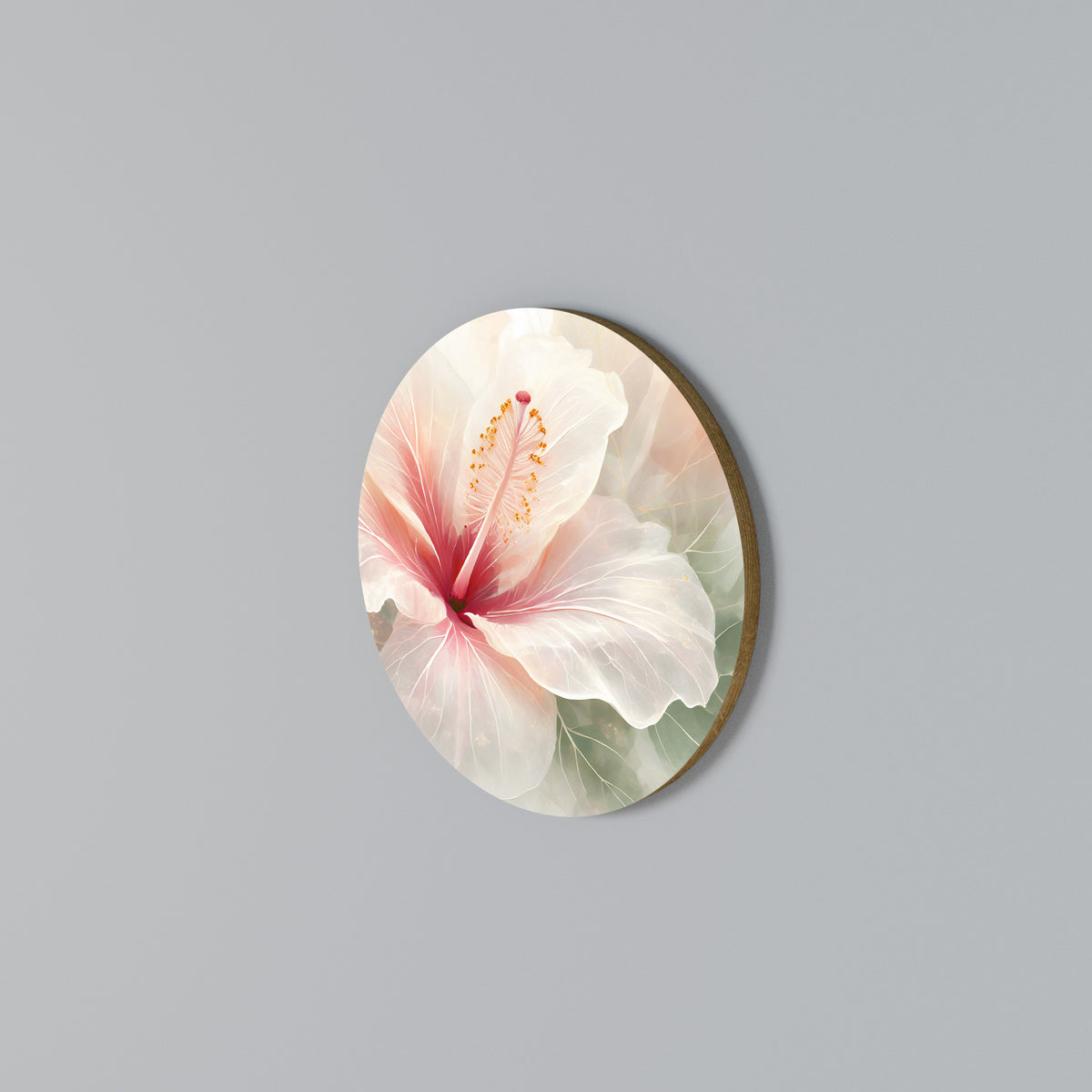 GOSSAMER FLORAL DREAM Kulatá nástěnná dekorace