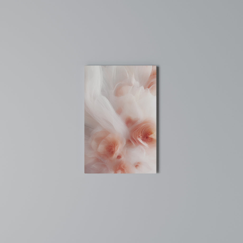 TENDER BLOSSOM VEIL Vertical Canvas Print