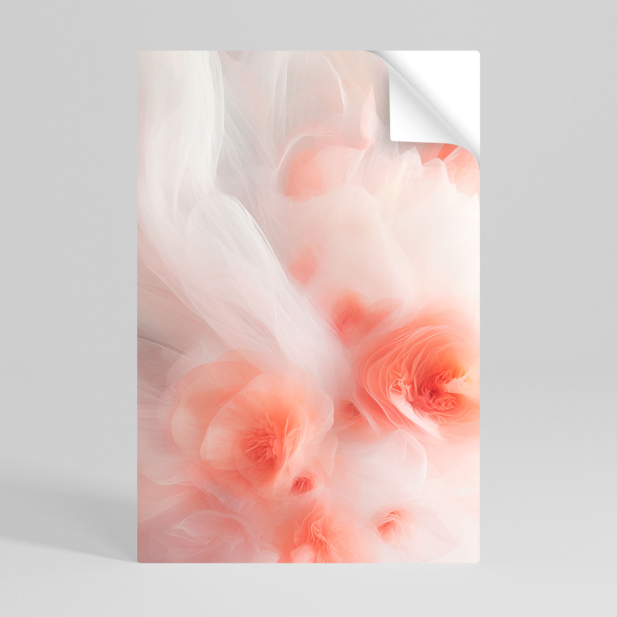 TENDER BLOSSOM VEIL Póster adhesivo vertical