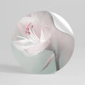 GENTLE LILY Peel and Stick Round Sticker