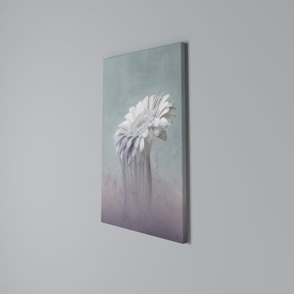 MELTING GERBERA Cuadro en lienzo vertical