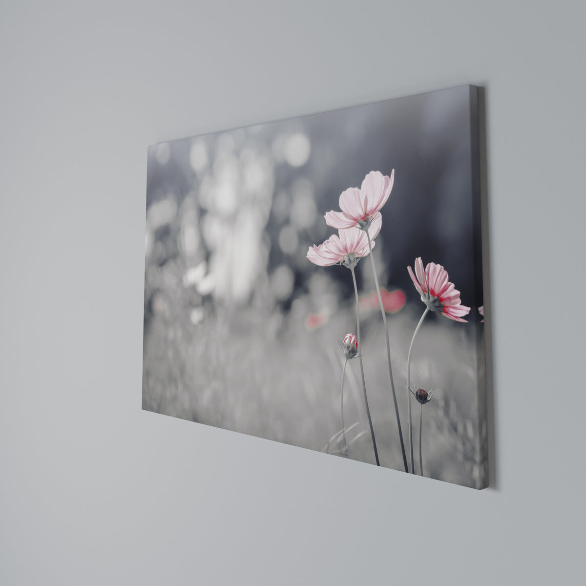 SUBTLE PETAL DANCE Stampa su tela orizzontale