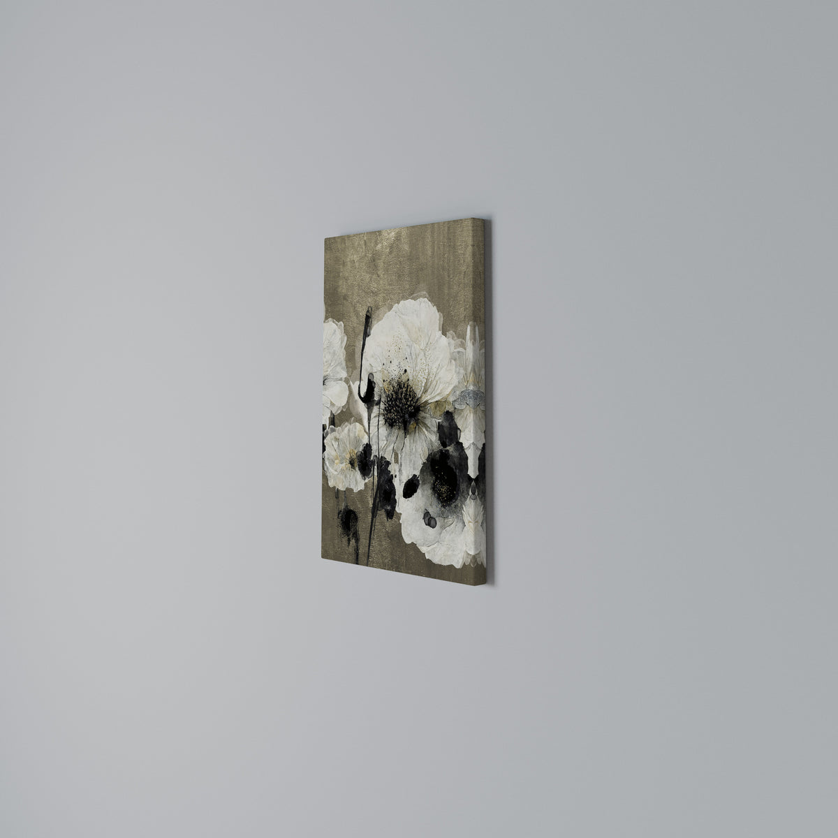 HARMONY IN WHITE Vertical Canvas Print