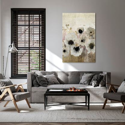 GENTLE VINTAGE HARMONY Cuadro en lienzo vertical