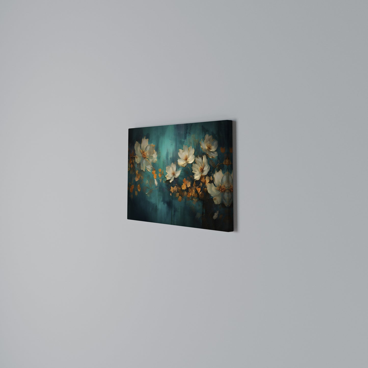 TRANQUIL GARDEN MUSE Horizontal Canvas Print