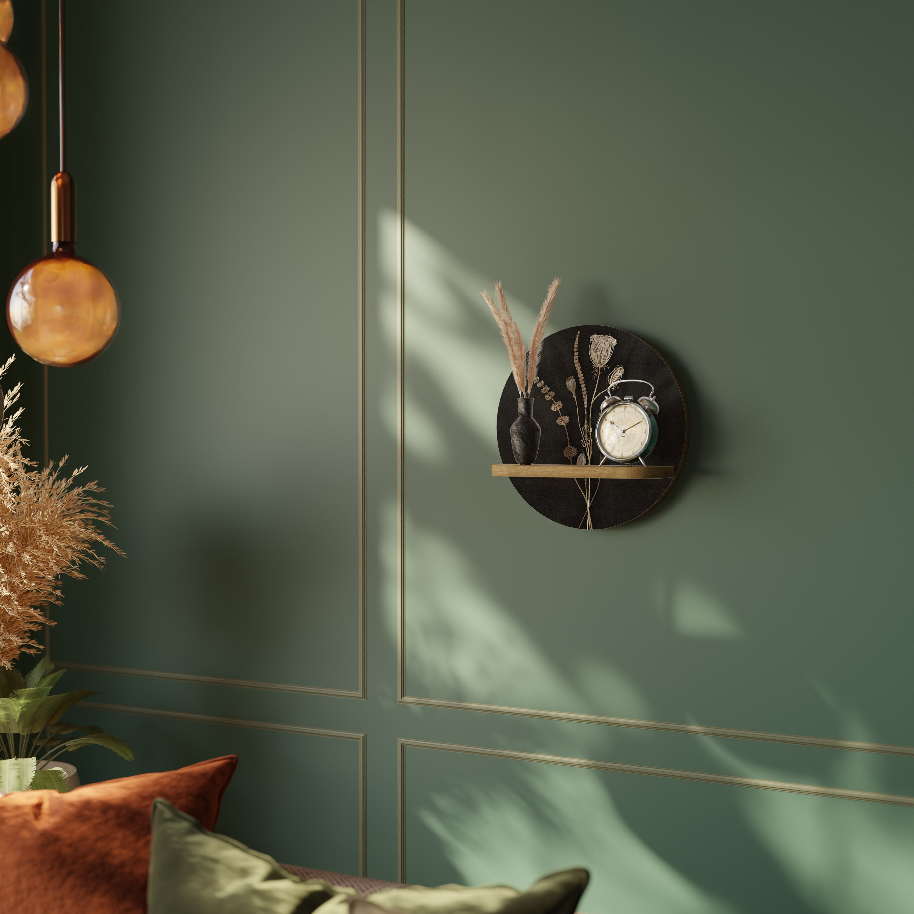 MEADOW ART. Decorative Art Shelf