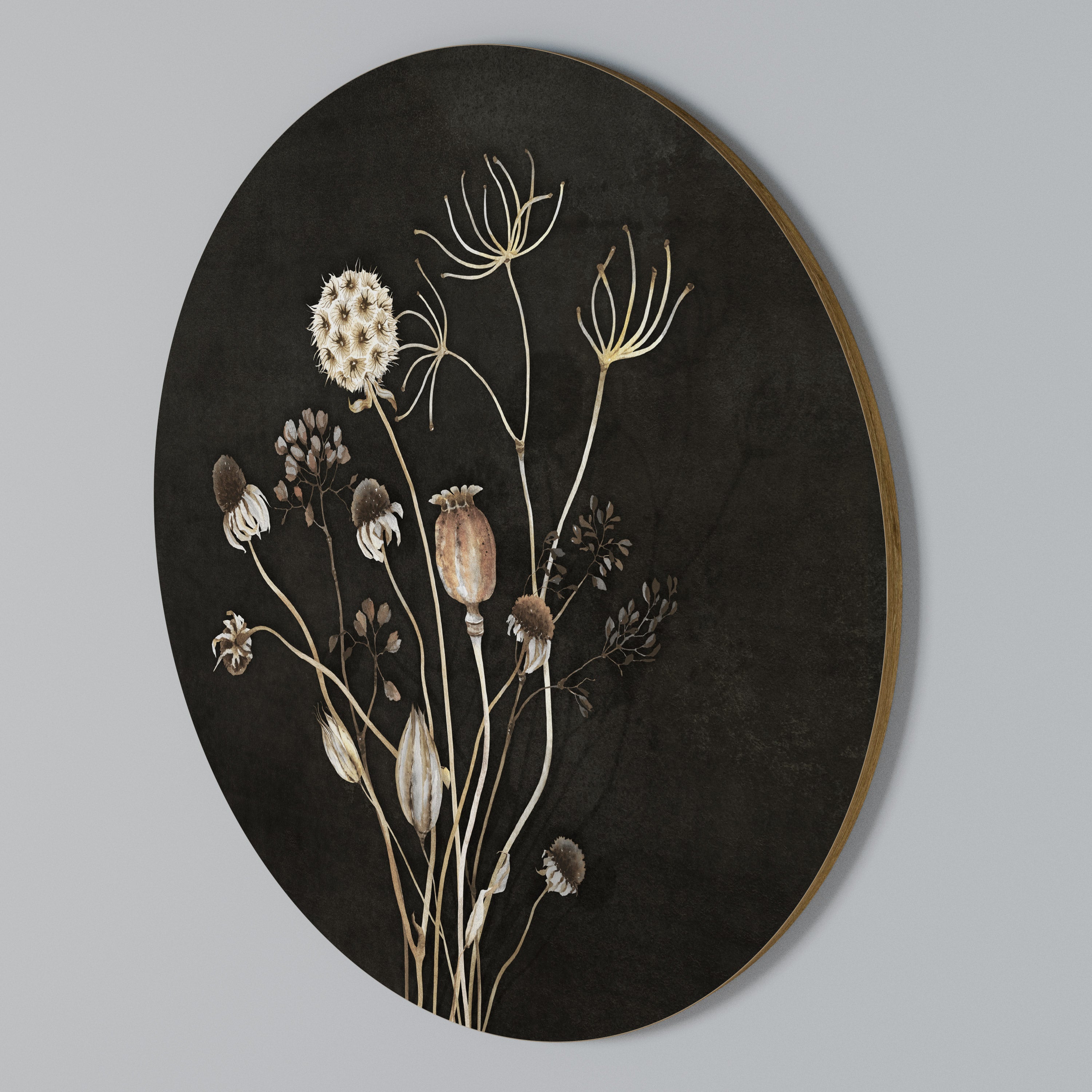 MEADOW SHADES Round Wall Art