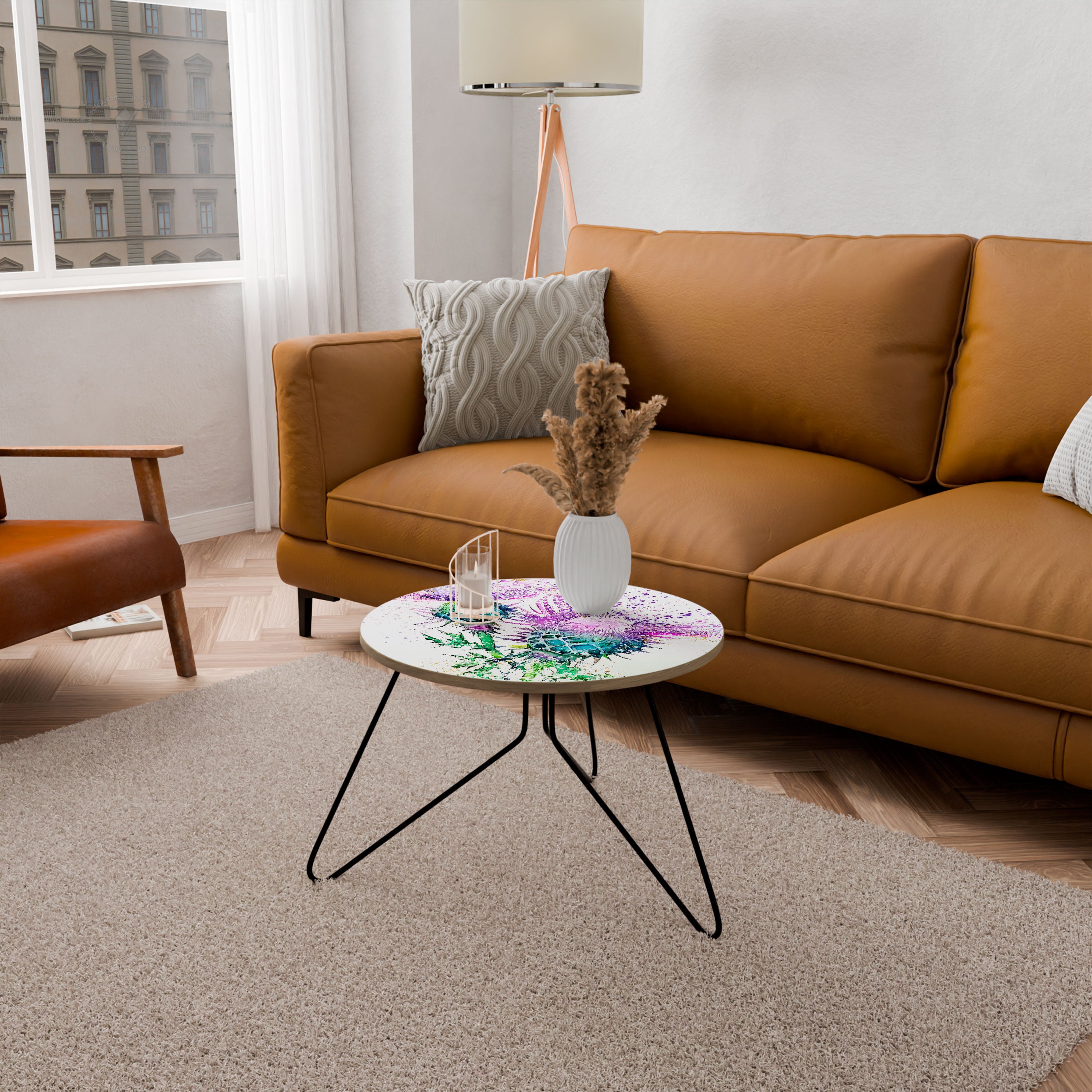 COLORFUL THISTLE DANCE Coffee Table