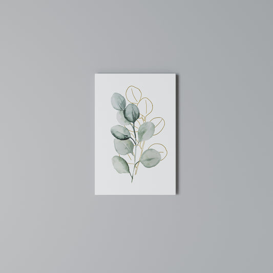 SILHOUETTES IN SOFT WATERS Vertical Canvas Print