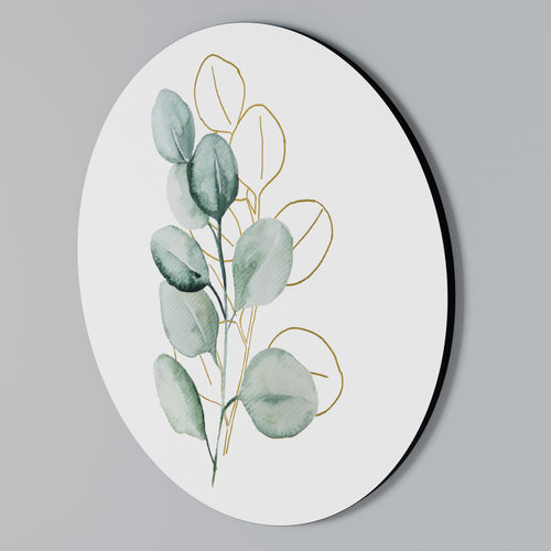 SILHOUETTES IN SOFT WATERS Rundes Wandbild