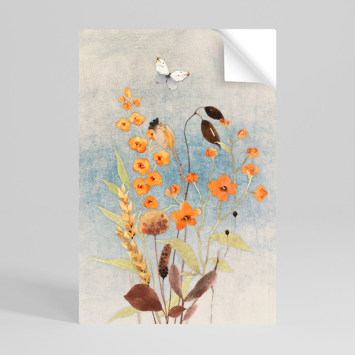 WHISPERS OF WILDFLOWERS Poster Verticale Adesivo