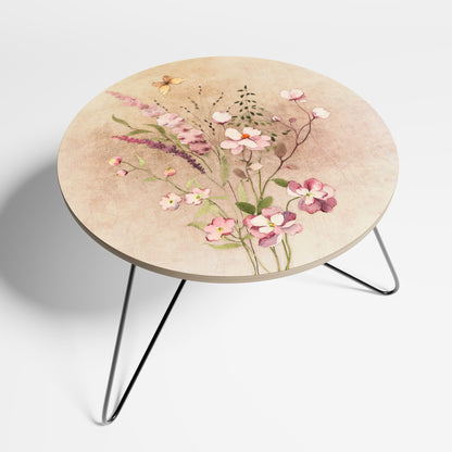 Petite table basse REVERIE FLEURIE