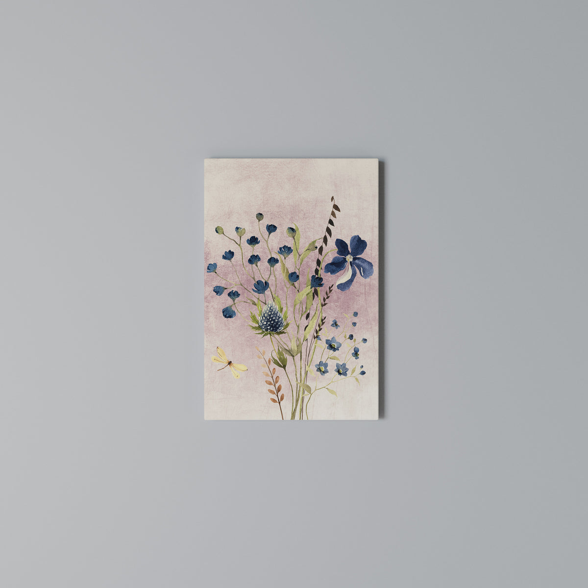CORNFLOWER REVERIE Cuadro en lienzo vertical