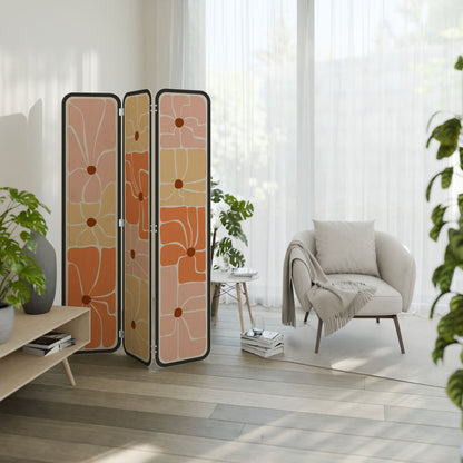 FINE CURRENTS 3-Panel Plywood Room Divider