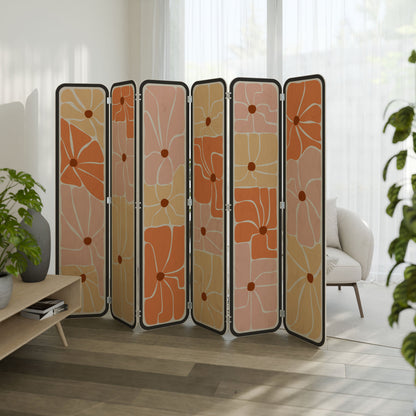 FINE CURRENTS 6-Panel Plywood Room Divider