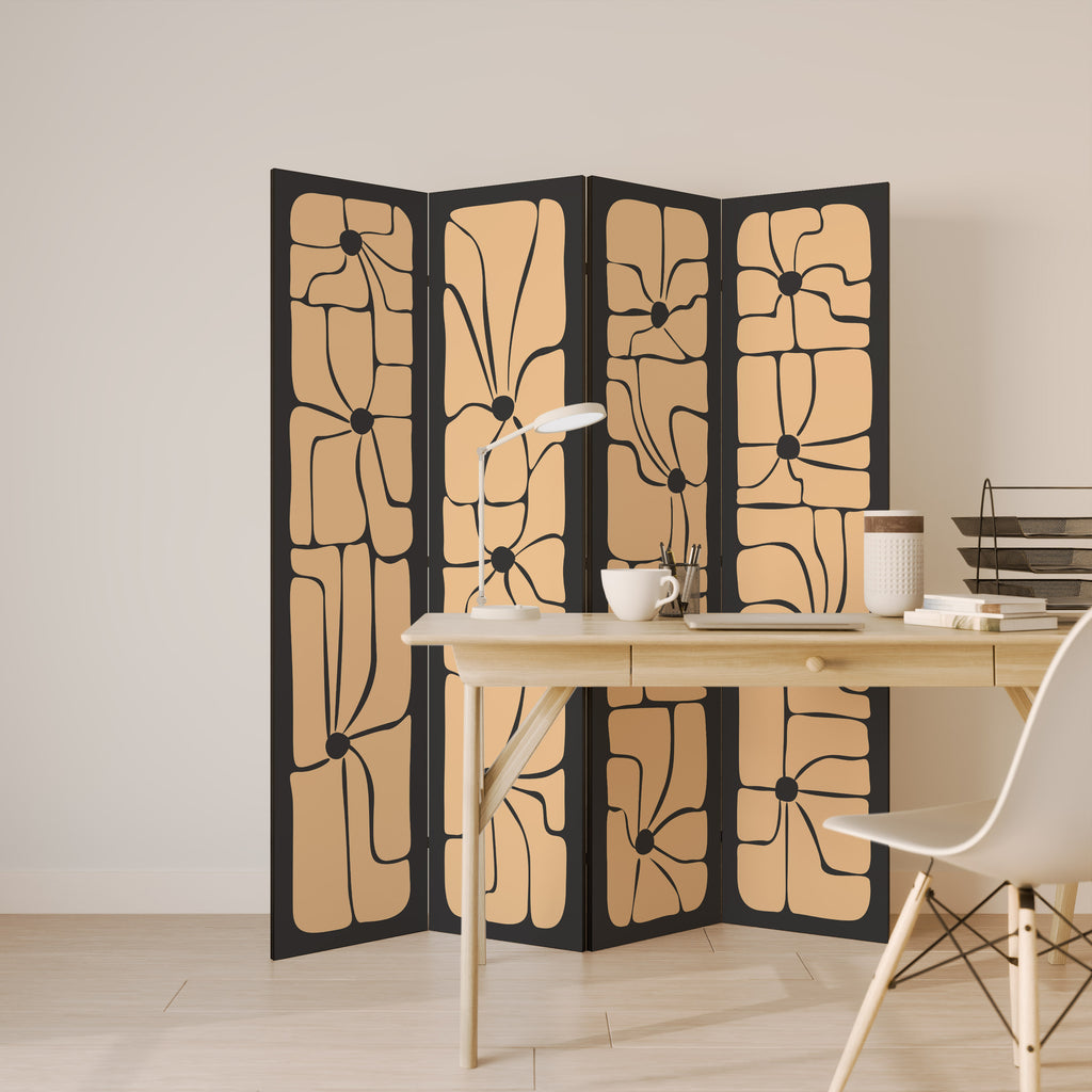 TRANQUIL CURRENTS Rumsavdelare 4 paneler