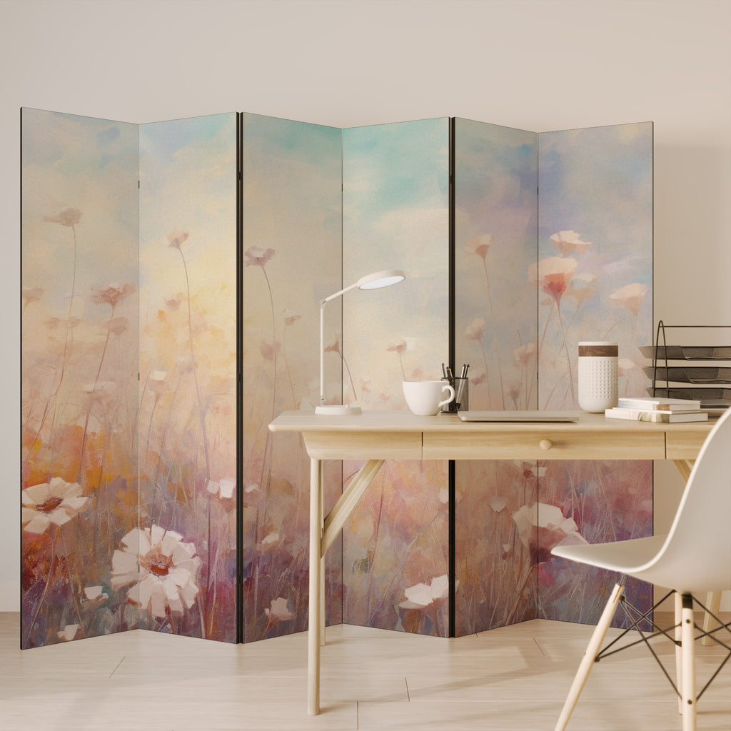 BREEZE OF COLORS Biombo de 6 paneles