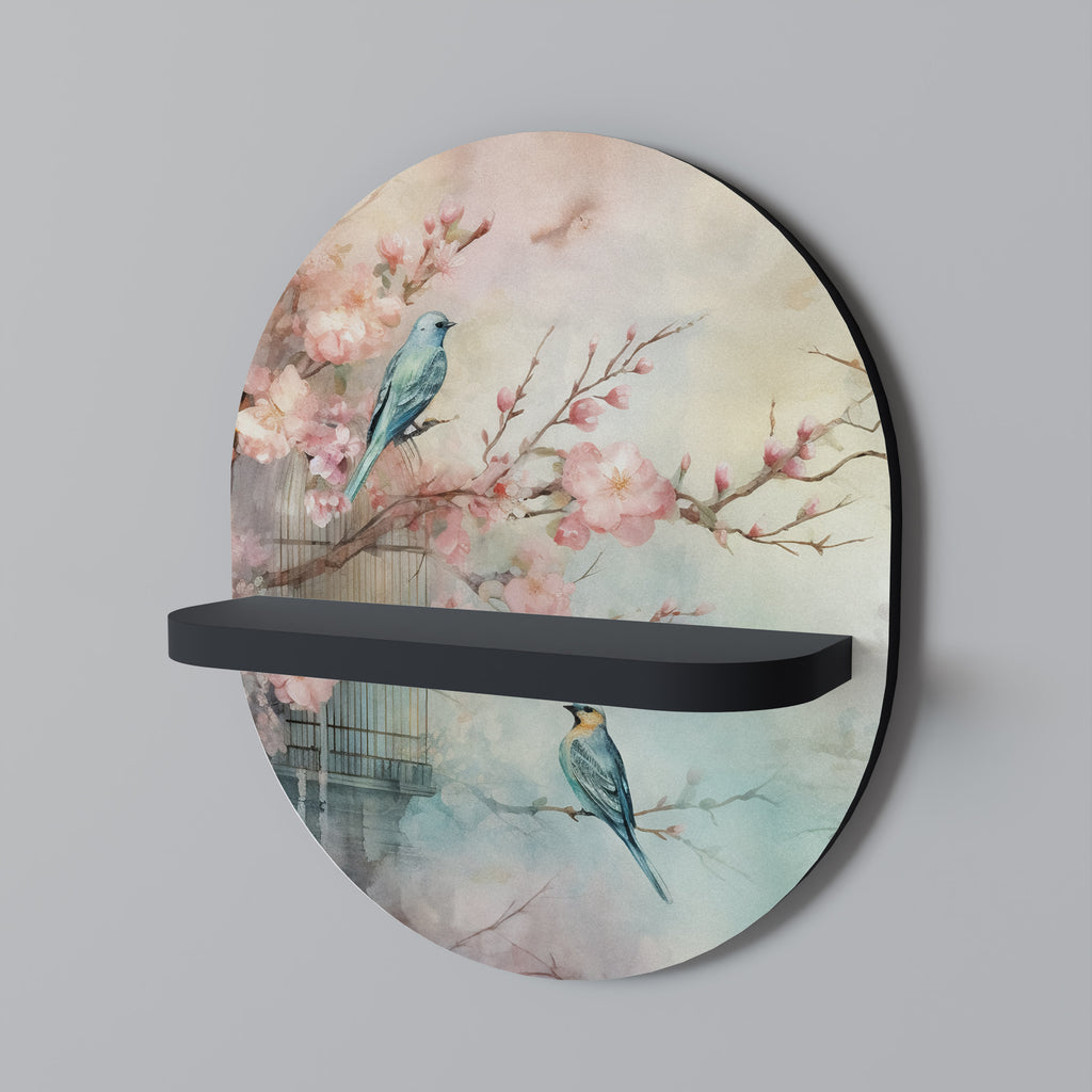 CHERRY BIRDSONG Decorative Art Shelf