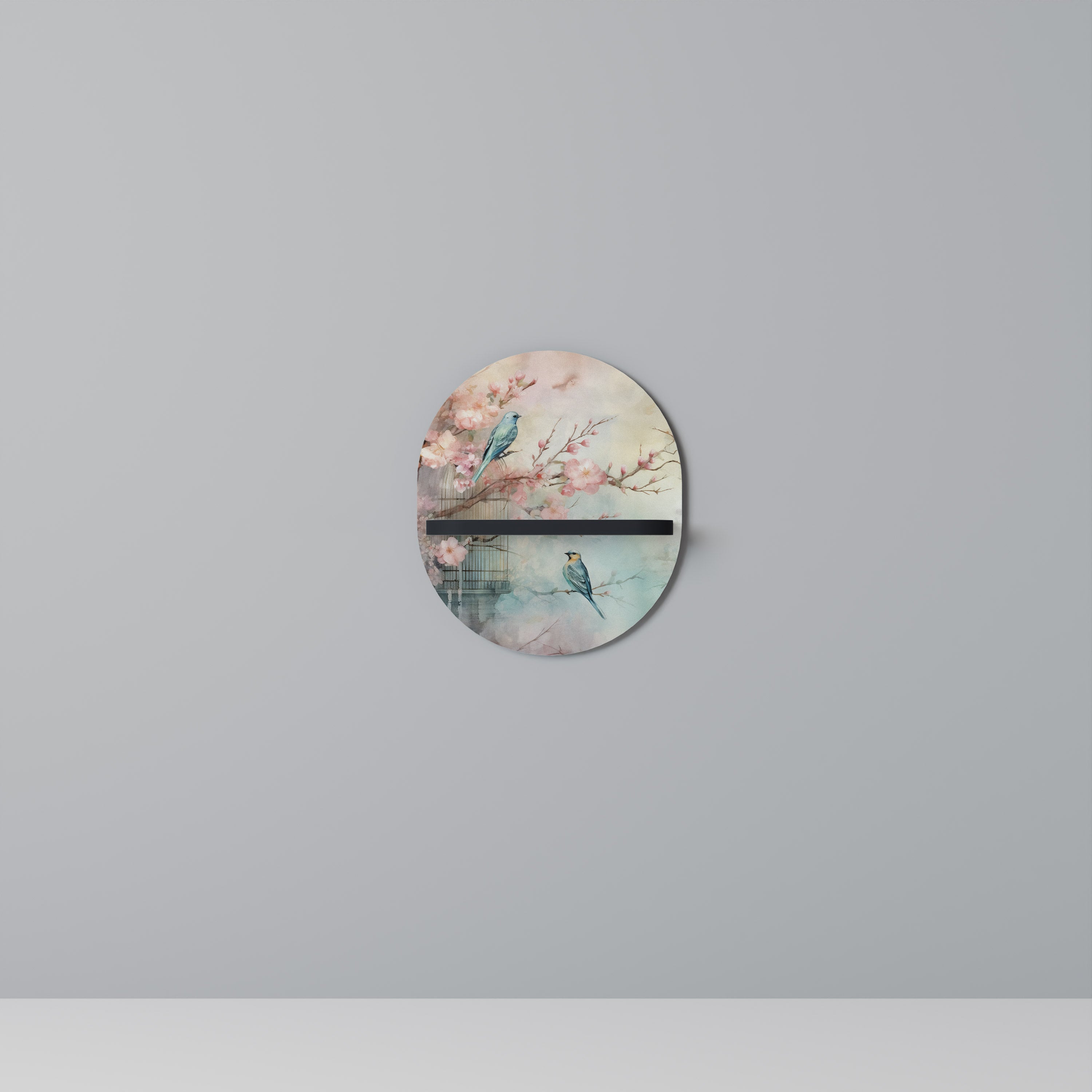 CHERRY BIRDSONG Decorative Art Shelf