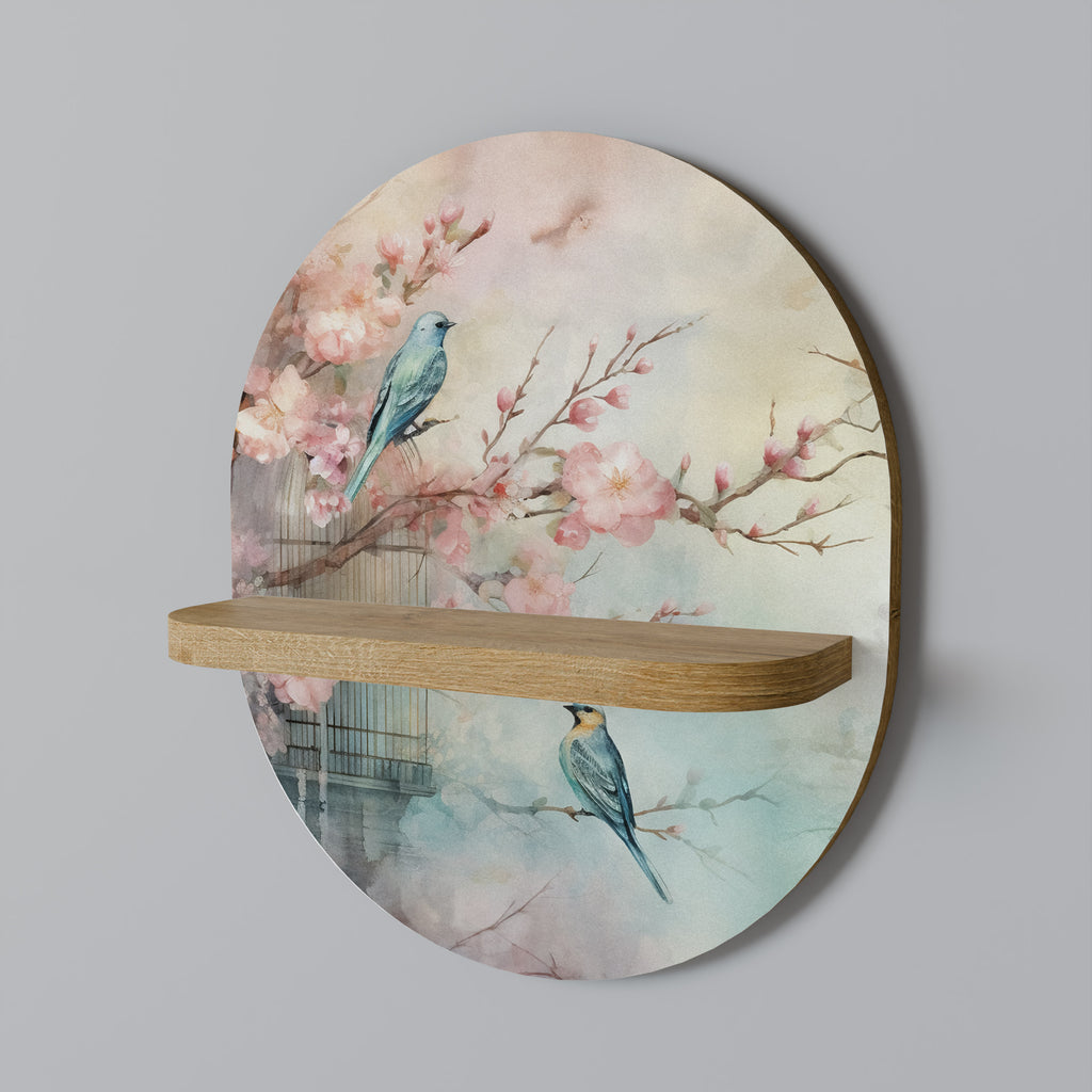 CHERRY BIRDSONG Decorative Art Shelf