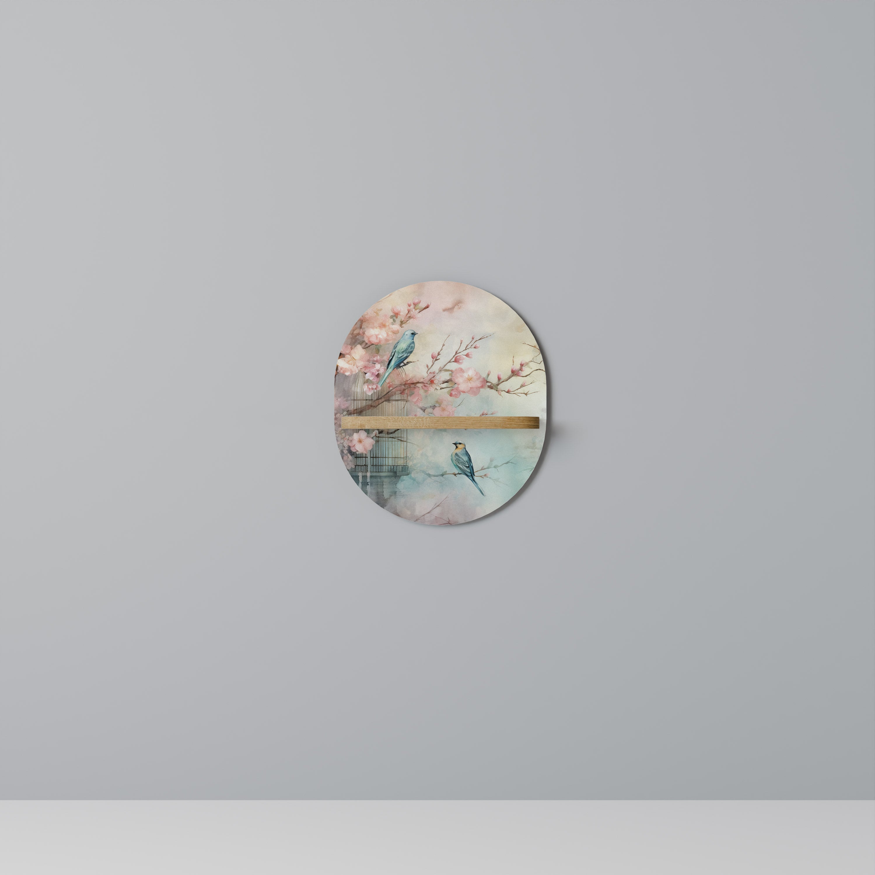 CHERRY BIRDSONG Decorative Art Shelf