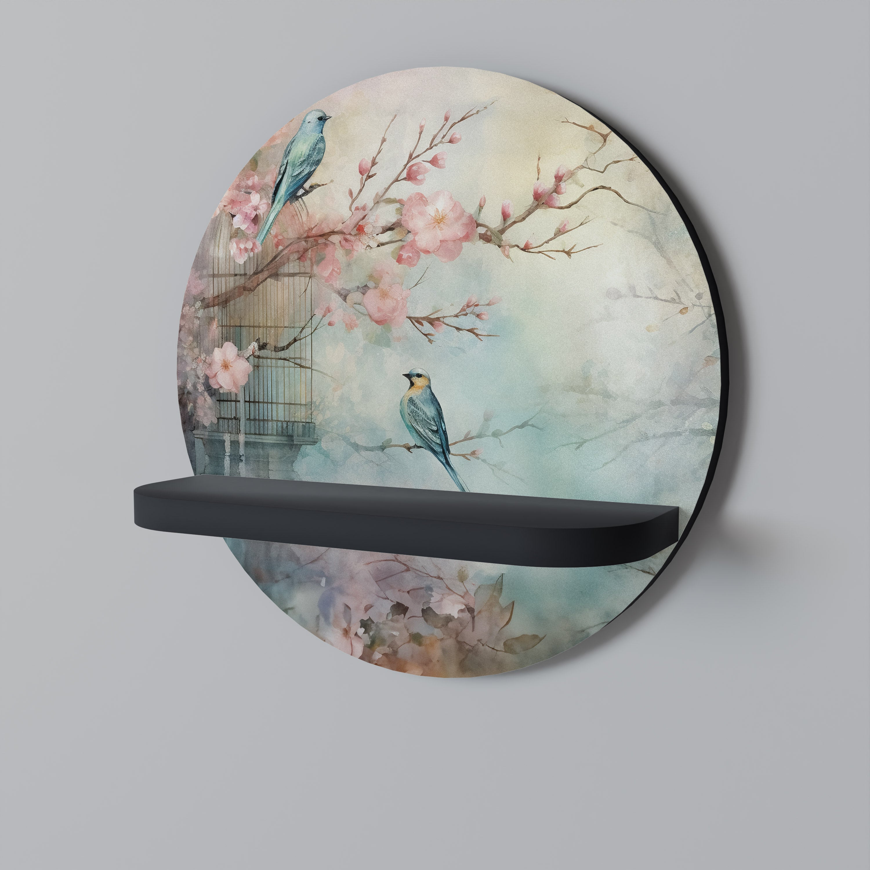 CHERRY BIRDSONG Decorative Art Shelf