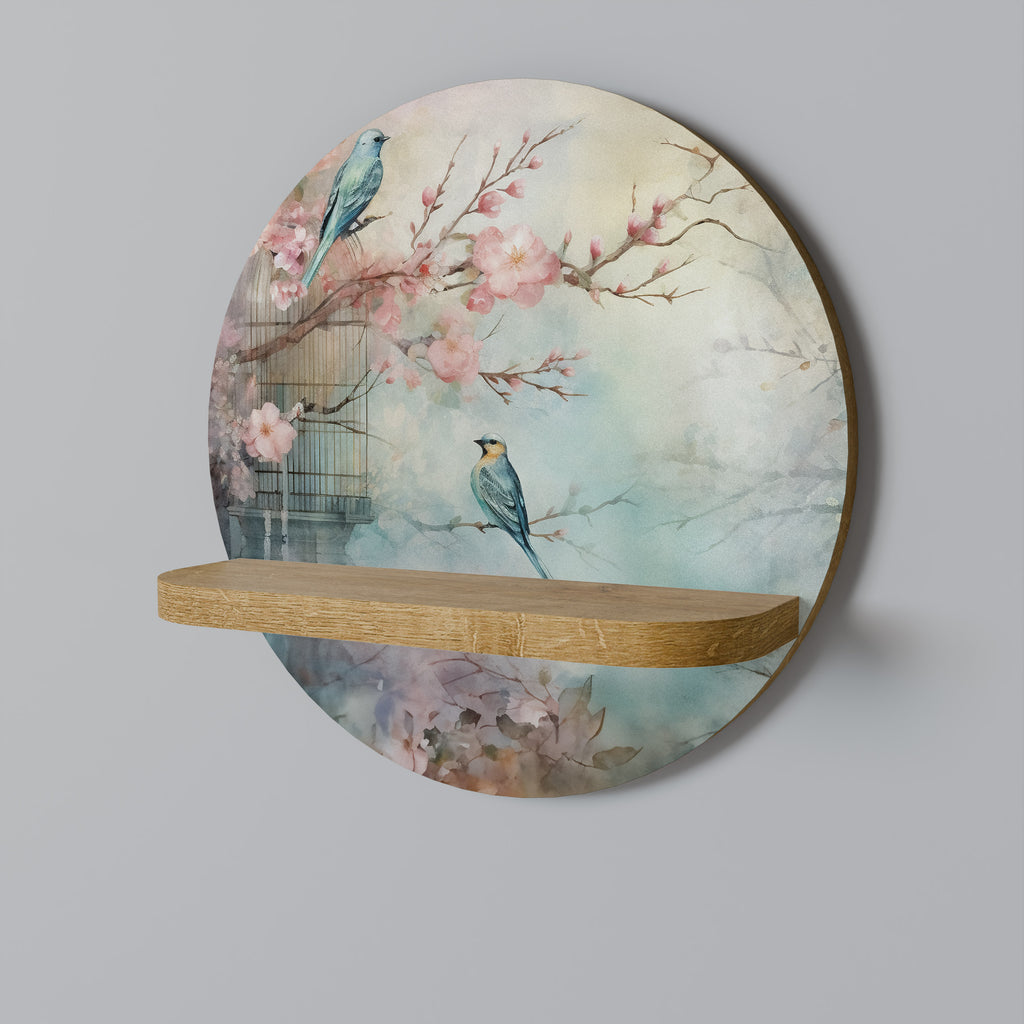 CHERRY BIRDSONG Decorative Art Shelf