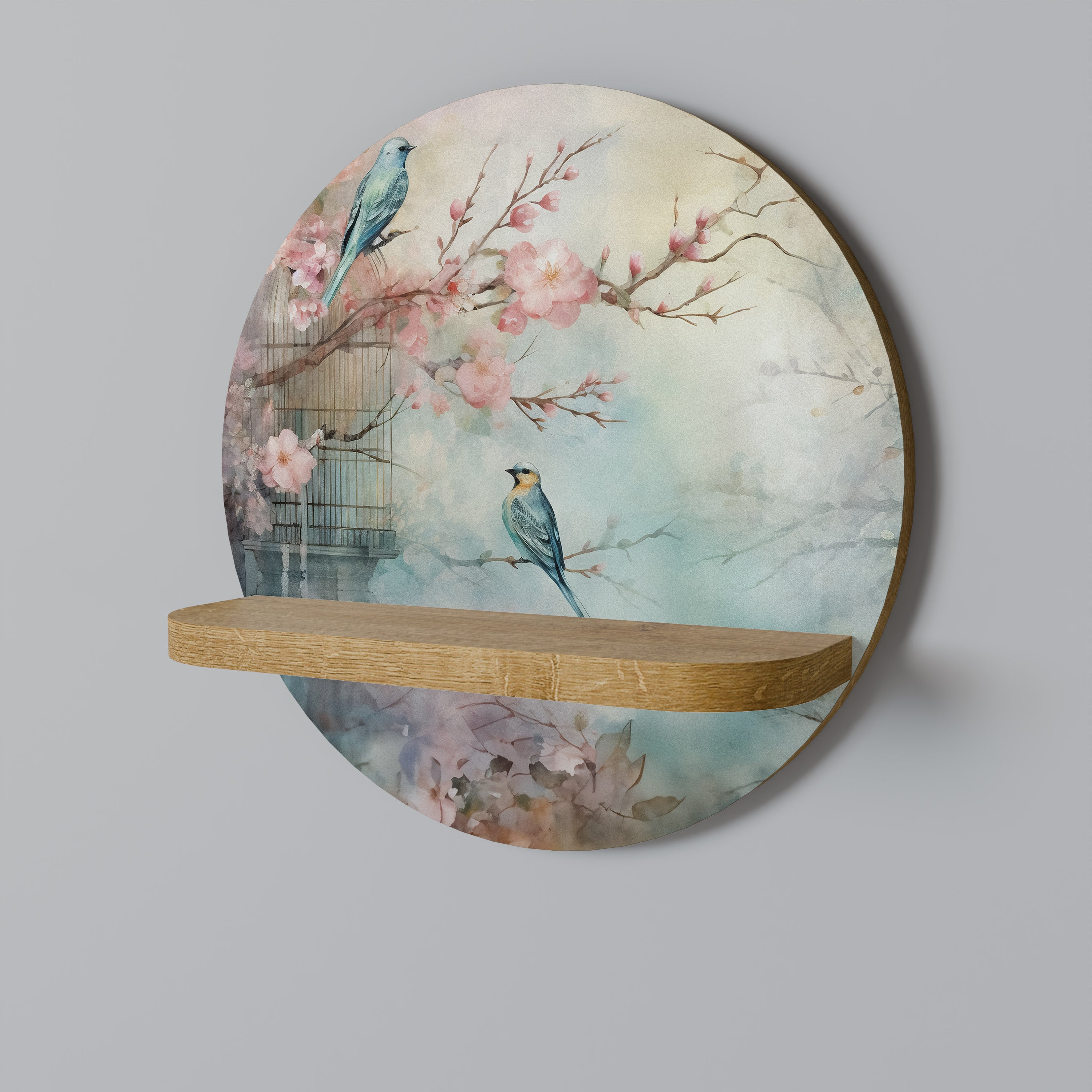 CHERRY BIRDSONG Decorative Art Shelf