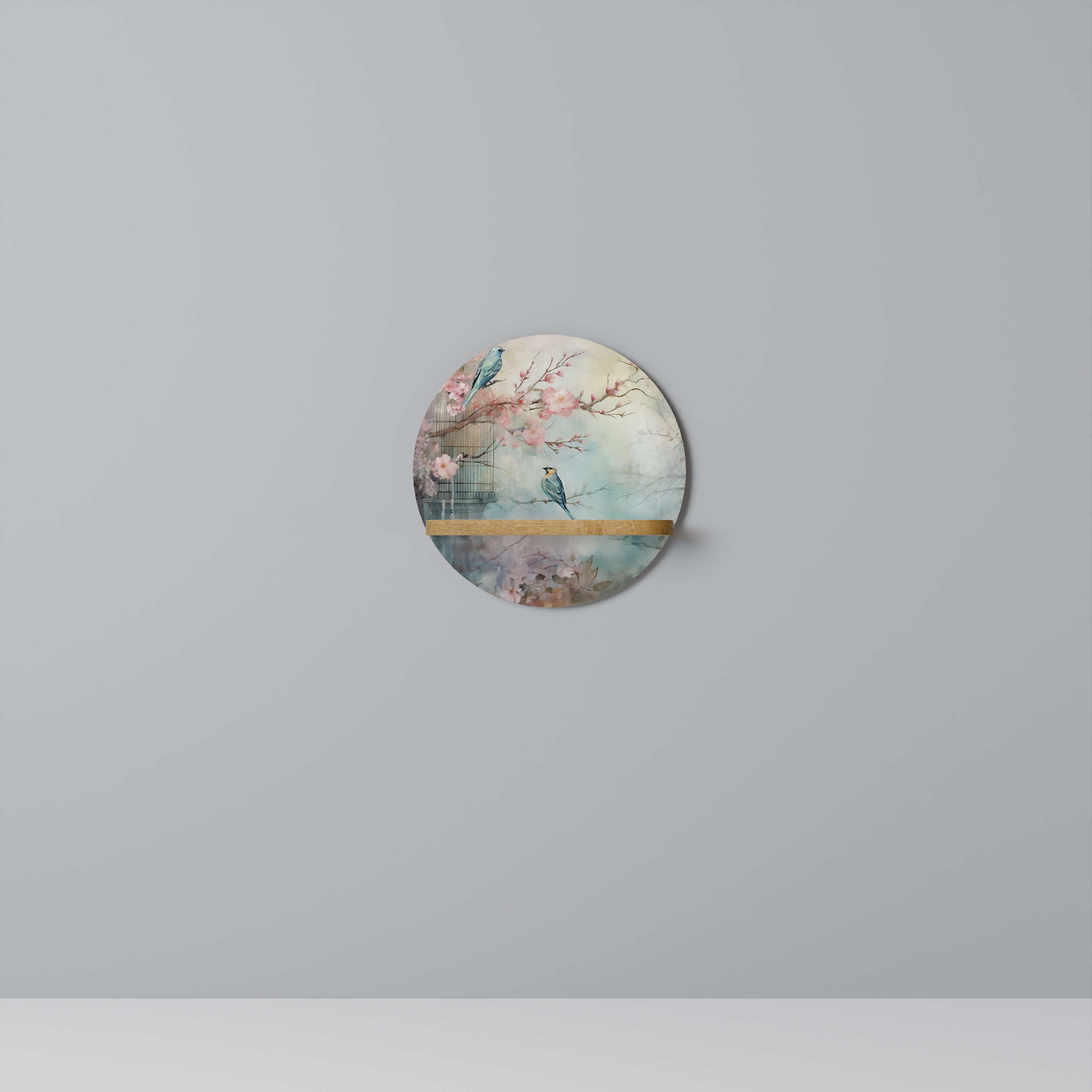 CHERRY BIRDSONG Decorative Art Shelf