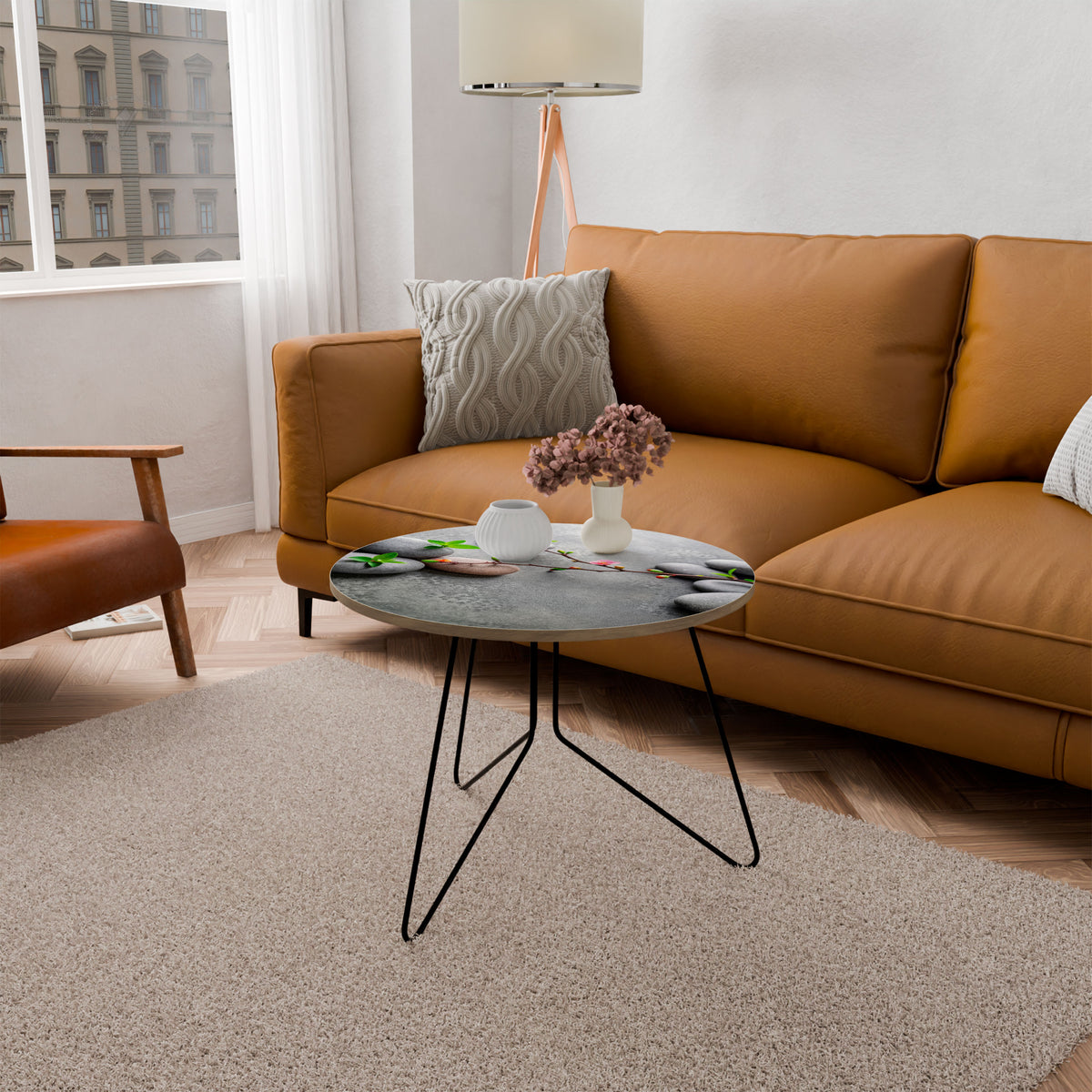 STONES AND BLOSSOMS Coffee Table